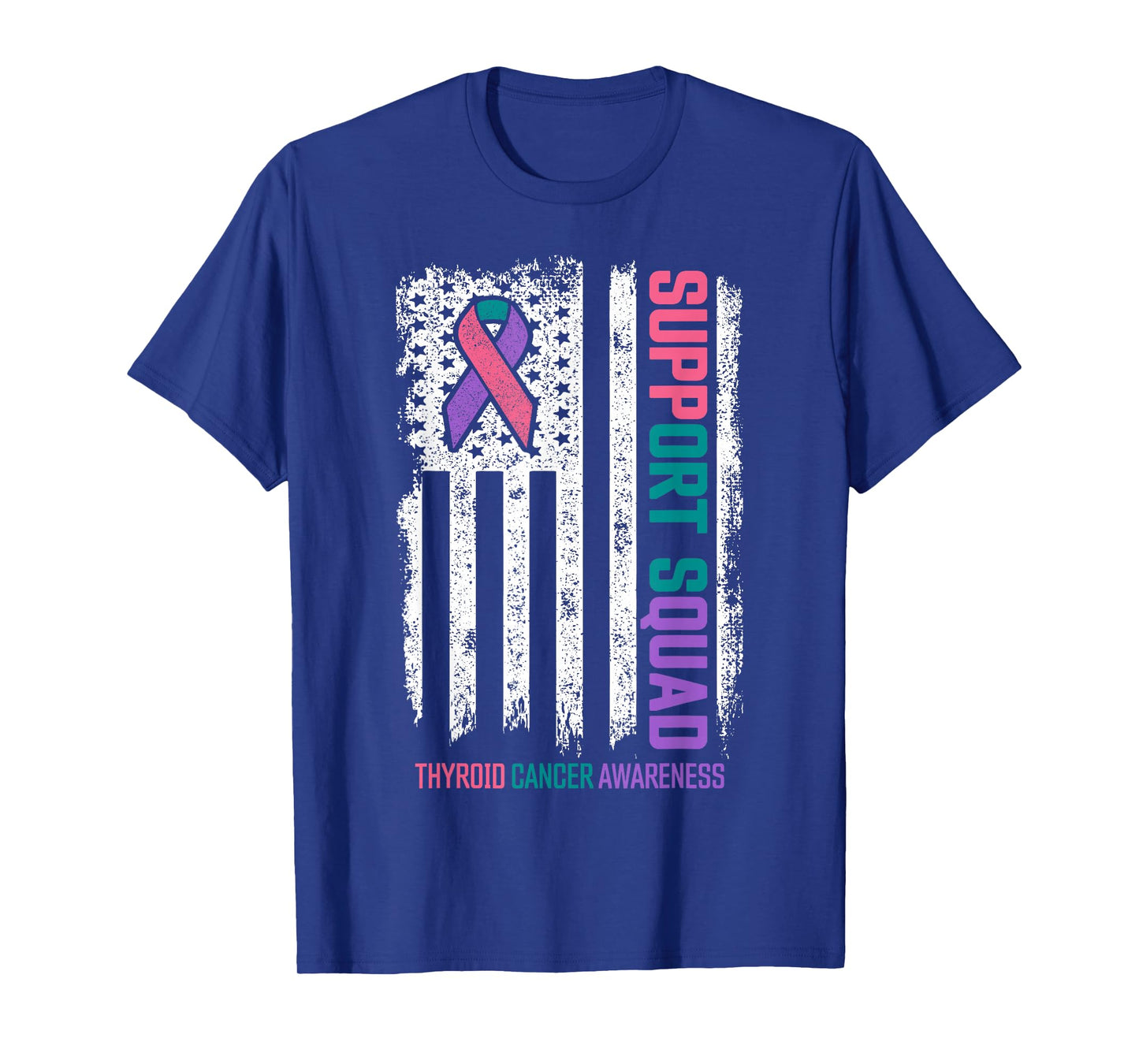 Thyroid Cancer Shirts Support Squad Thyroid Cancer Awareness T-Shirt