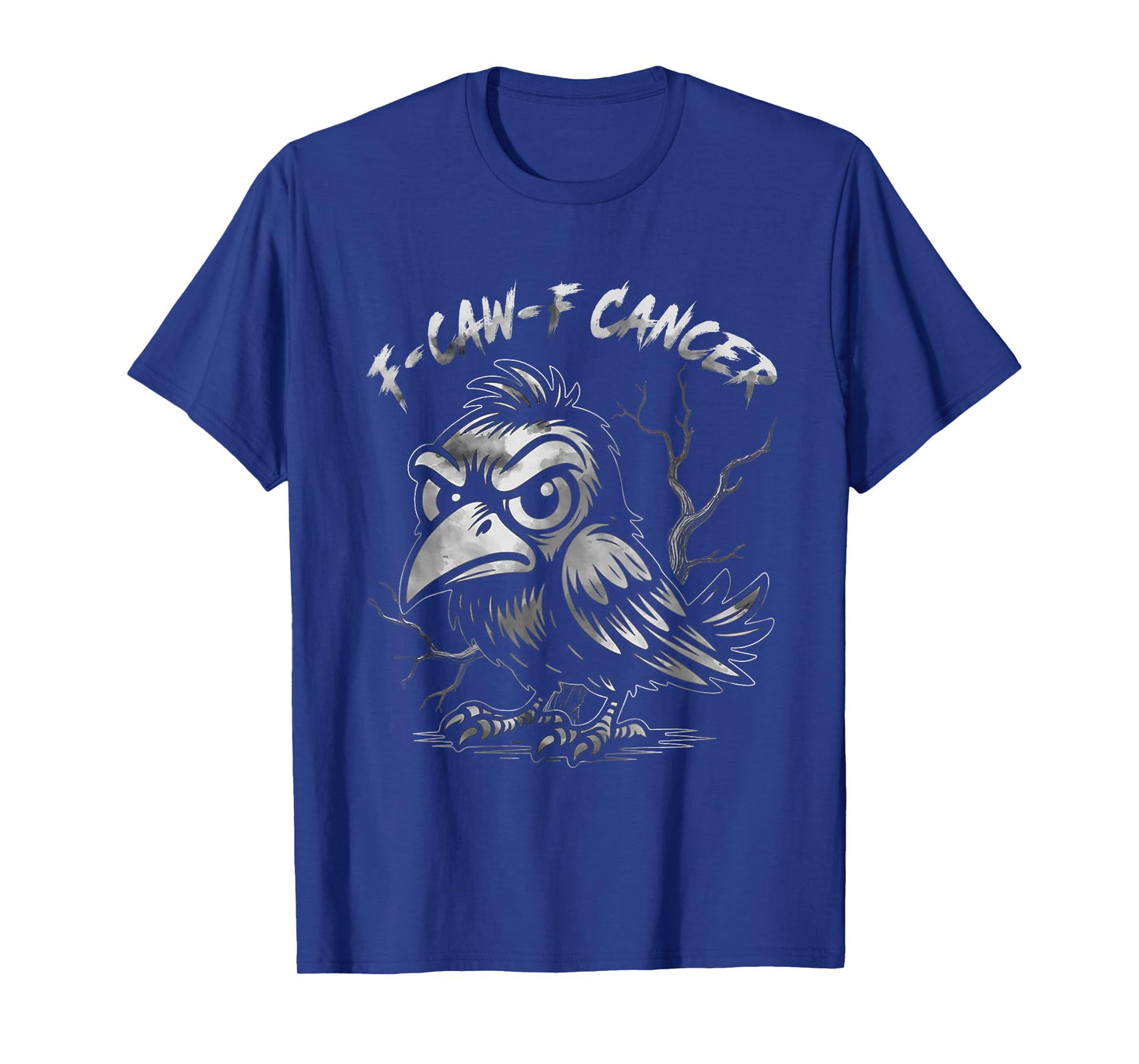 Breast Cancer Awareness F-caw-f Cancer Pink Crow T-Shirt