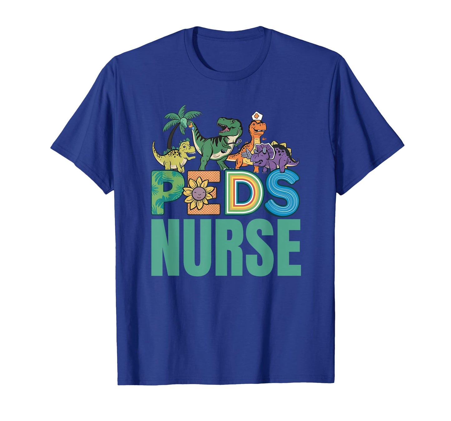 Pediatric Nurse Dinosaurus Squad Cute Nurse Gifts T-Shirt
