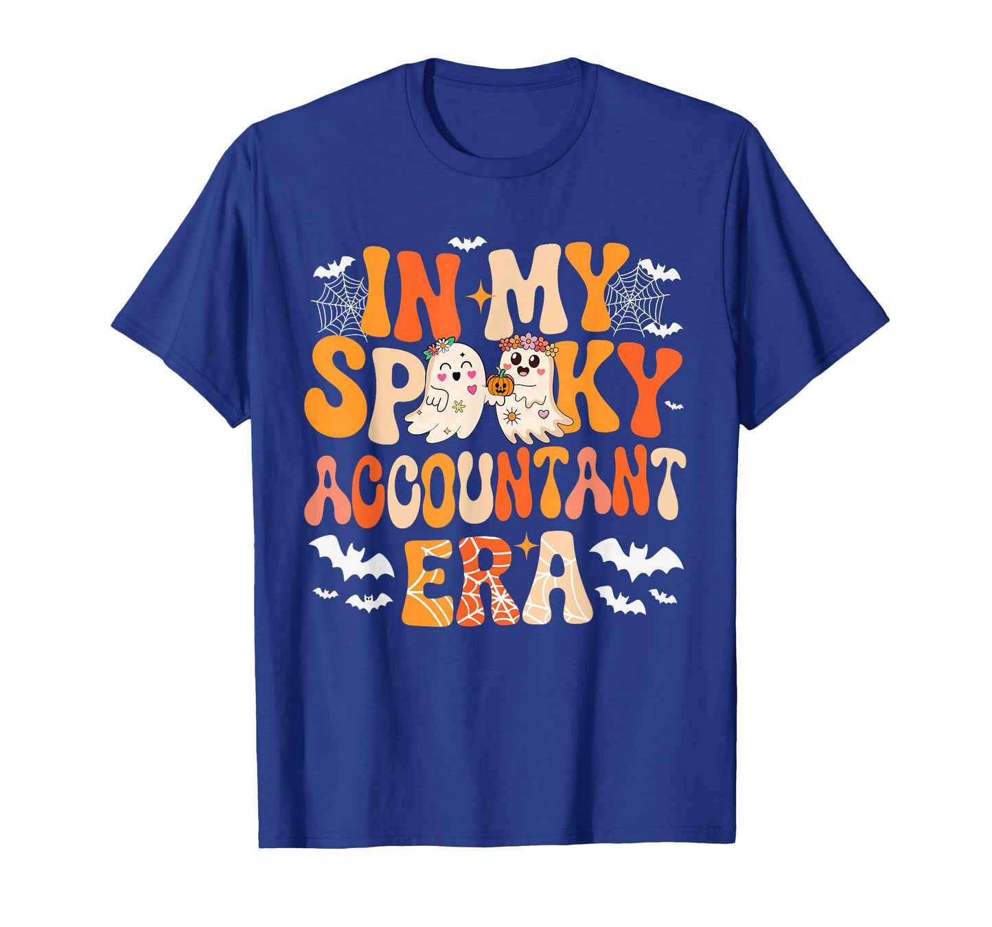 in My Spooky Funny Accountant Era Halloween Boo Ghost T-Shirt
