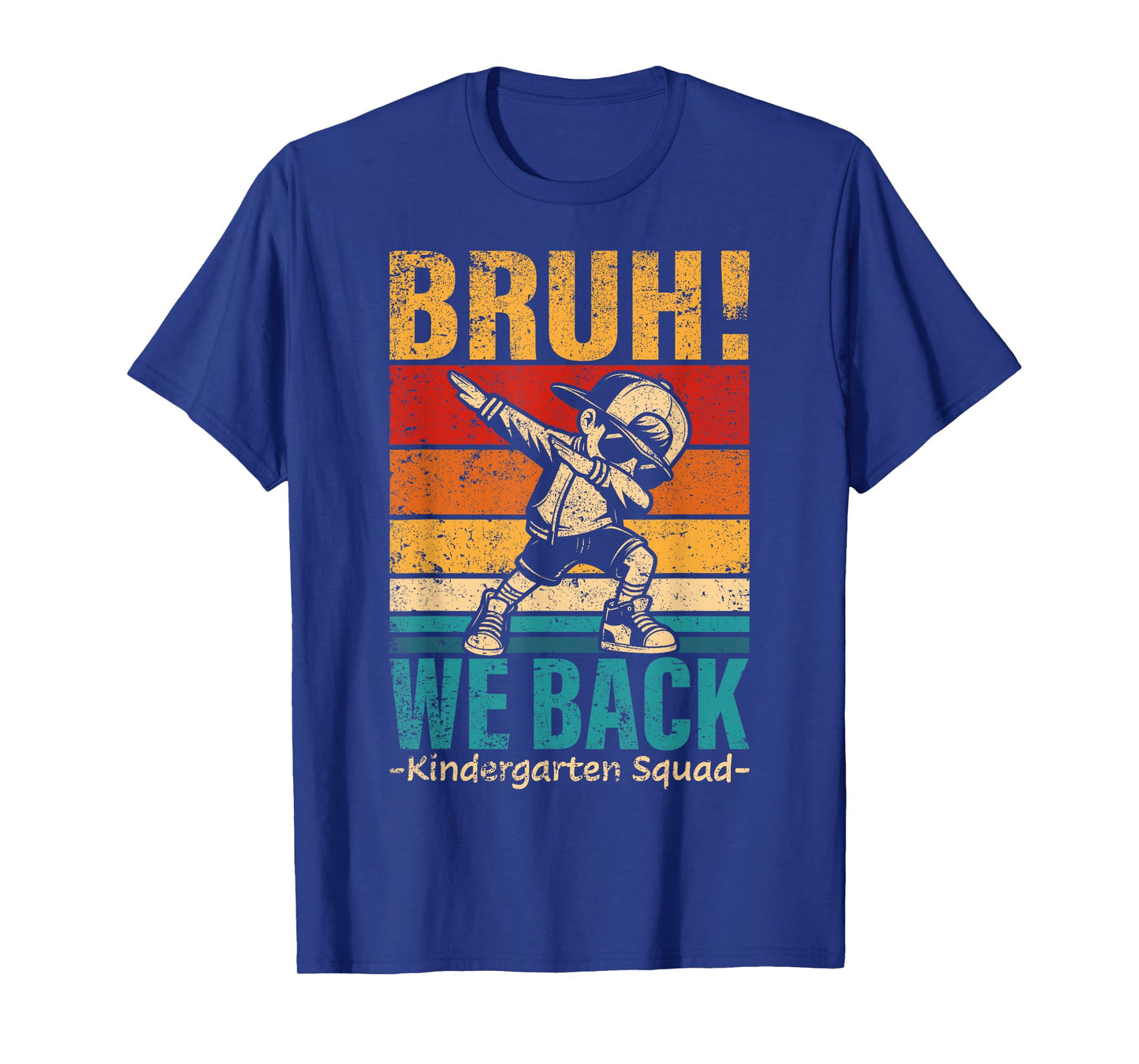 Kindergarten Dabbing Boy Bruh We Back Kindergarten Squad T-Shirt