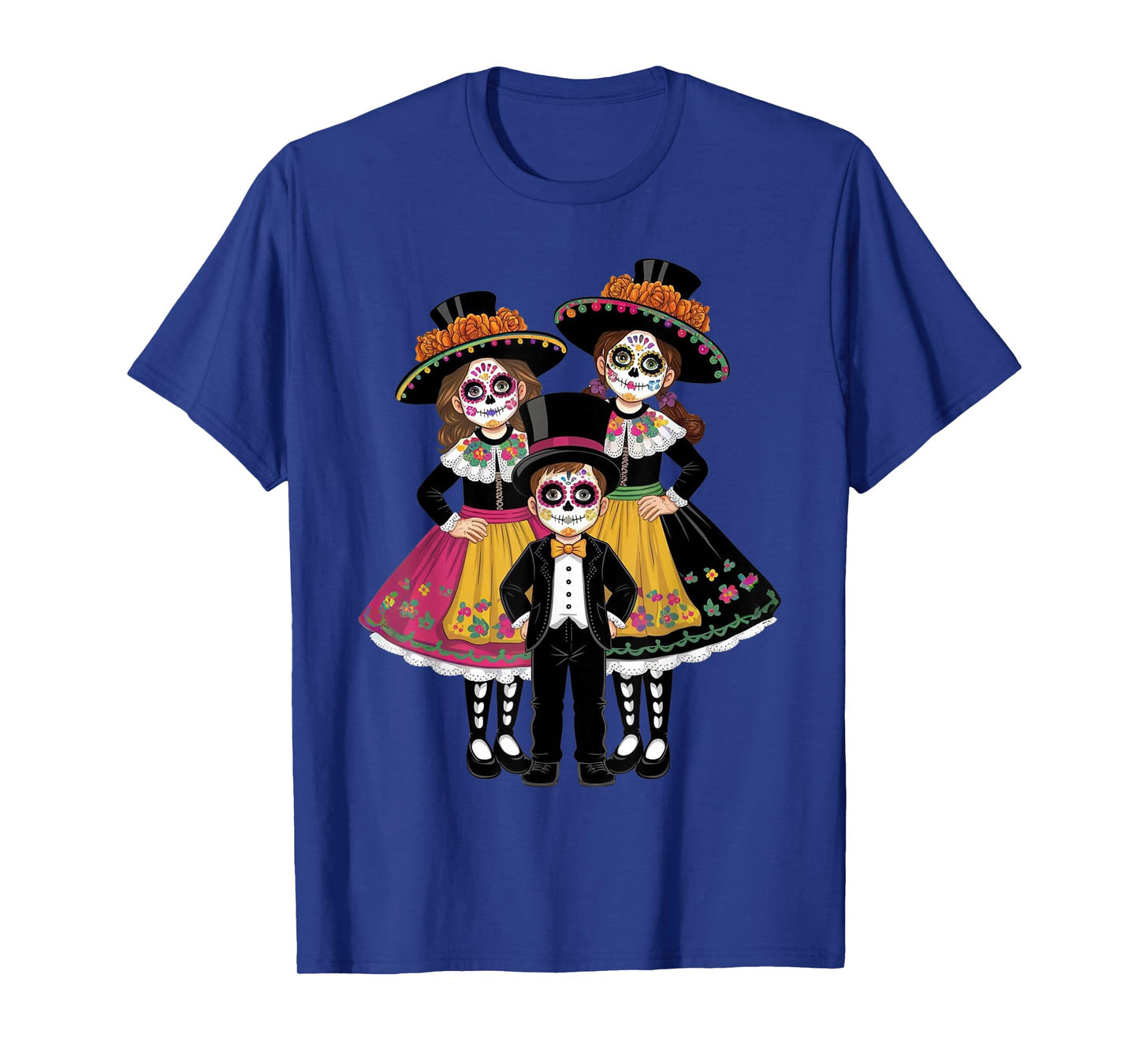 Mexico De Los Muertos Catrina Day of Dead Family Matching T-Shirt