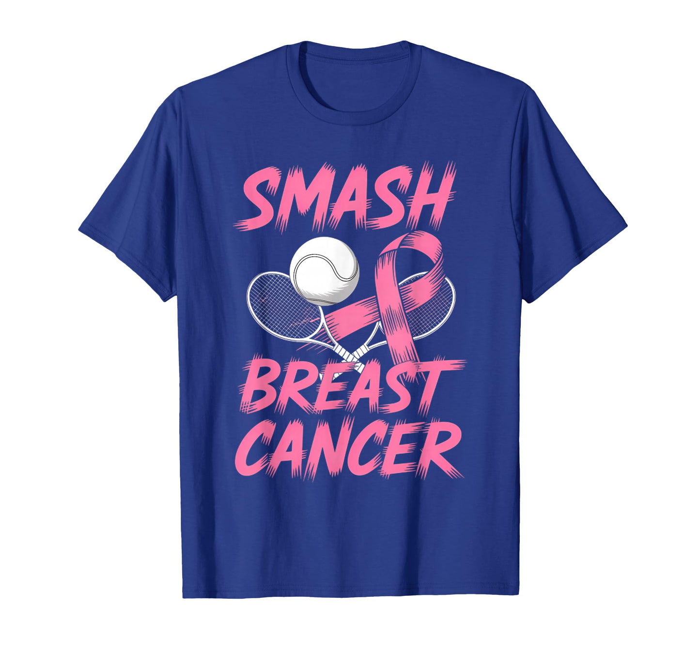 Smash Breast Cancer Awareness Tennis T-Shirt