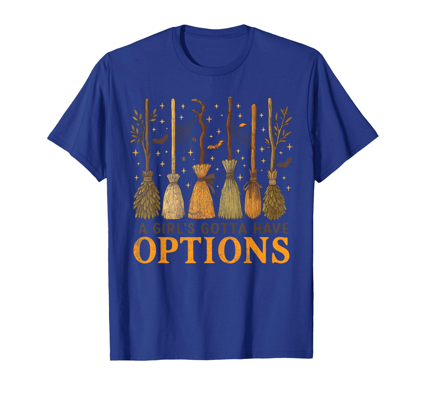 Retro A Girl’s Gotta Have Options Halloween Witches T-Shirt
