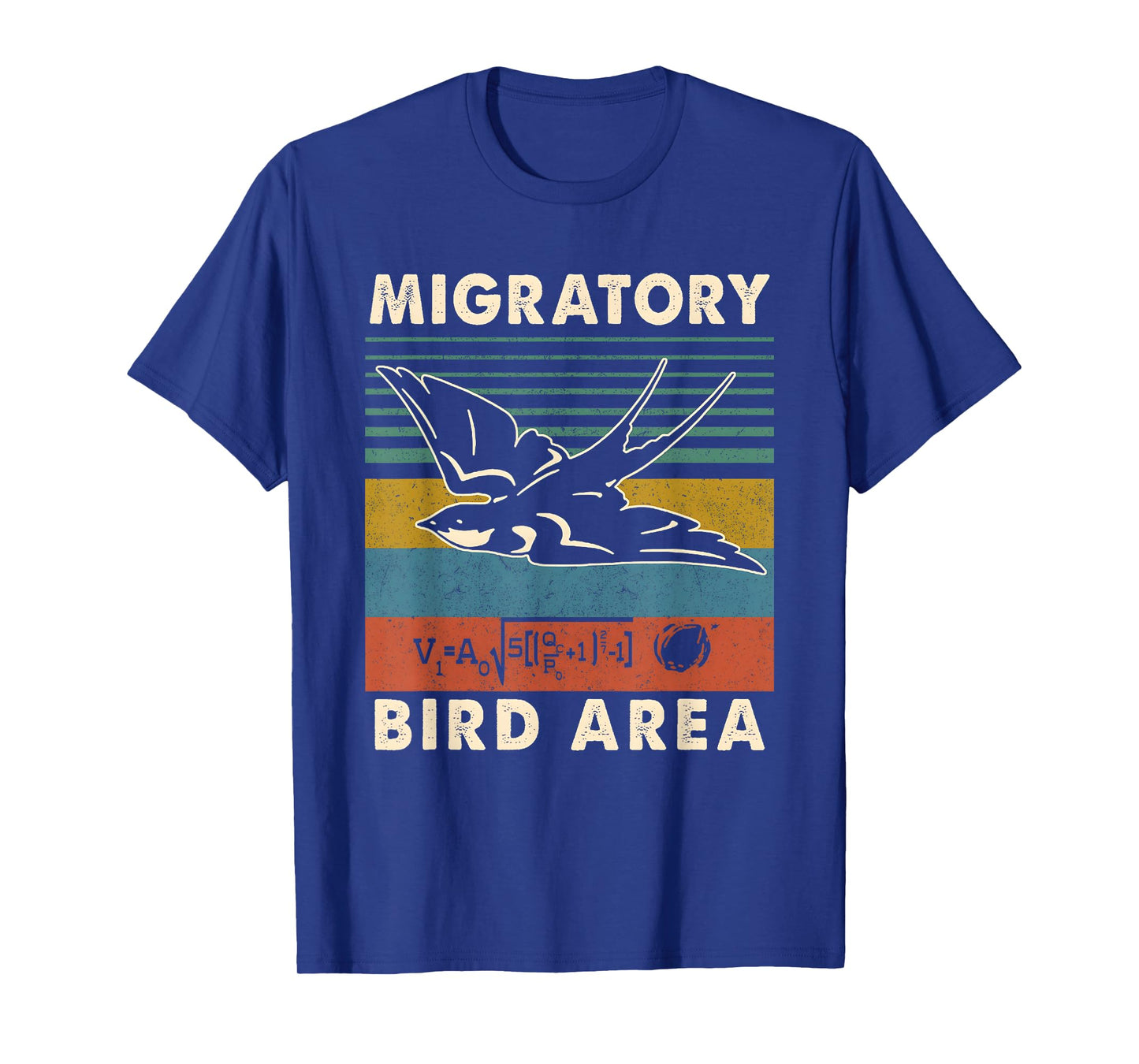 Migratory Bird Area Funny Math Formula T-Shirt