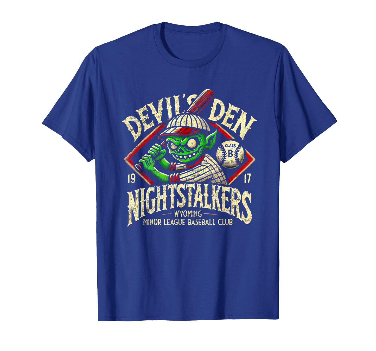 Halloween Devil's Den Nightstalkers Minor League Baseball T-Shirt