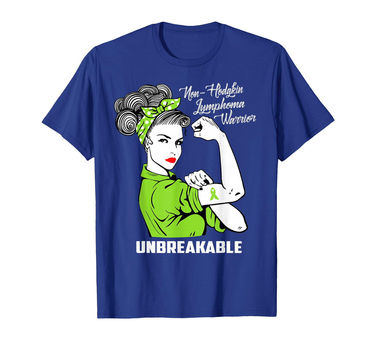 Non-Hodgkin Lymphoma Warrior Unbreakable T-Shirt Awareness T-Shirt