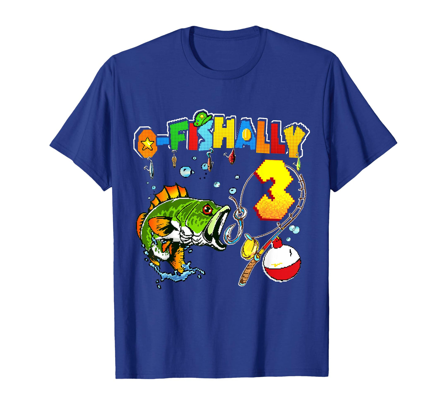O’fishally 3 Tee Kids 3rd Birthday Theme For Boys And Girls T-Shirt
