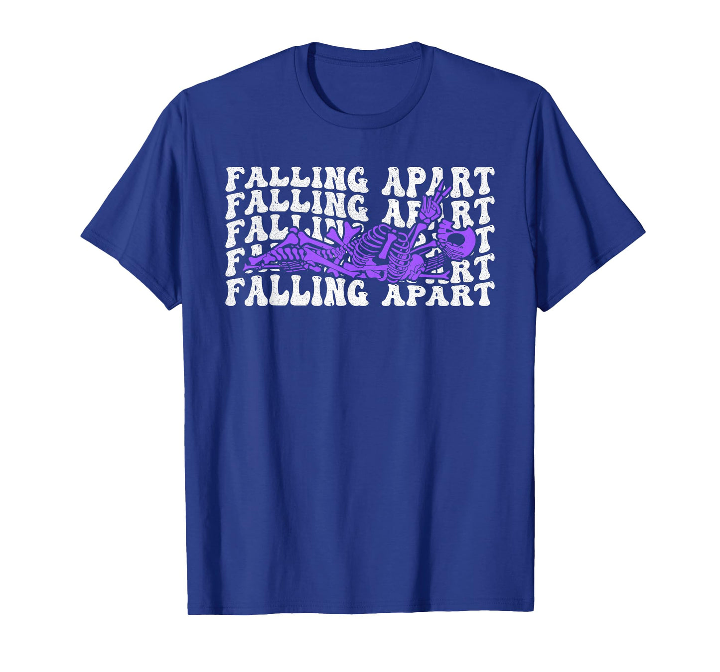 Falling Apart Skeleton Funny Halloween T-Shirt