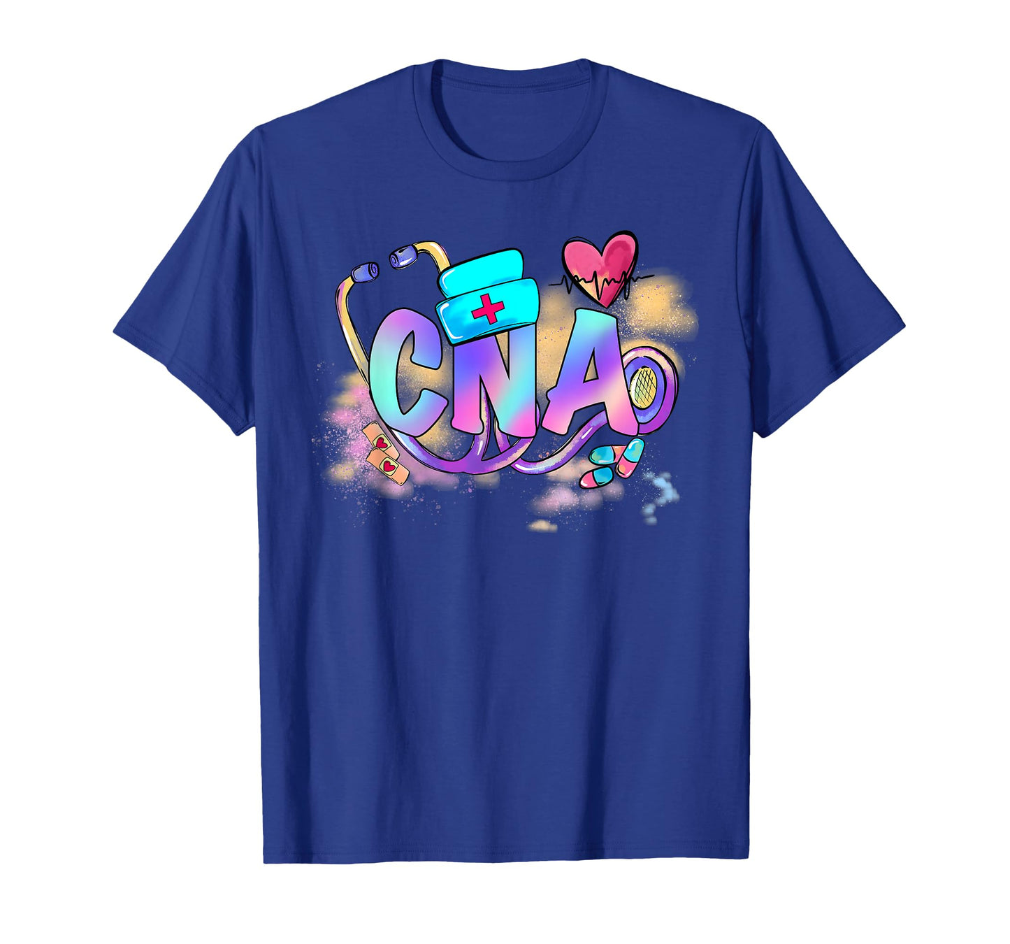 Tie Dye CNA Cute Nurse Day CNA RN Nurse Week Gifts Nursing T-Shirt