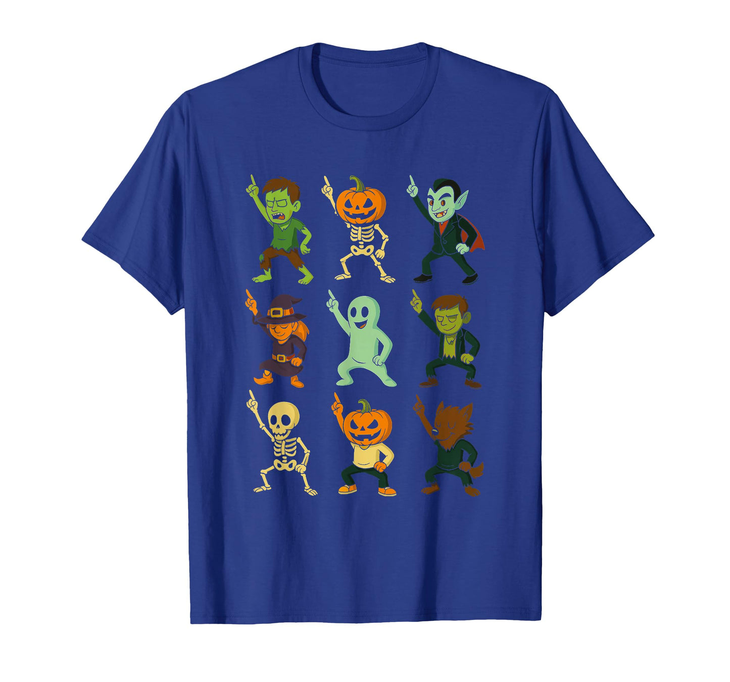 Halloween Dancing Monsters Spooky Disco Dance Zombie Funny T-Shirt