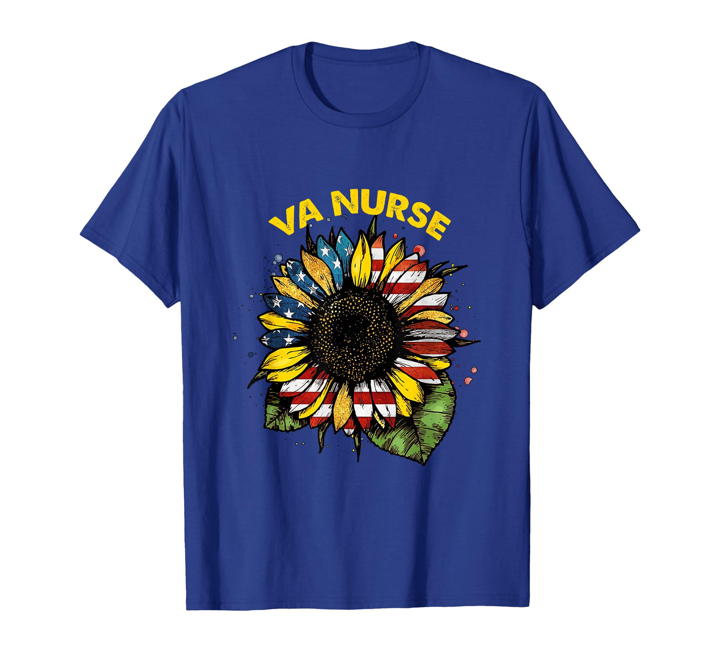 Vintage 4th of July Va Nurse Patriotic Real American Cute T-Shirt