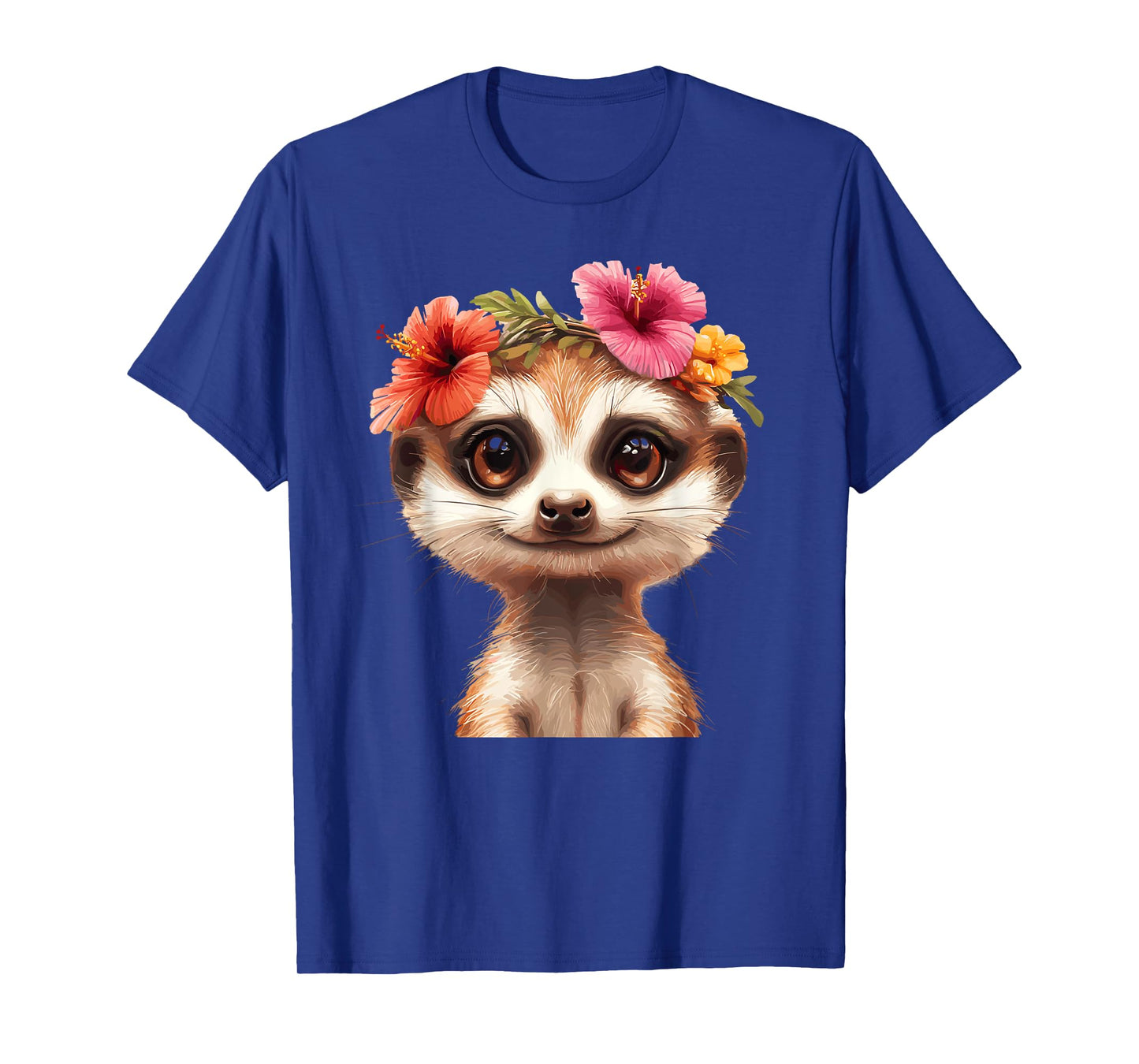 Meerkat With Flowers T-Shirt