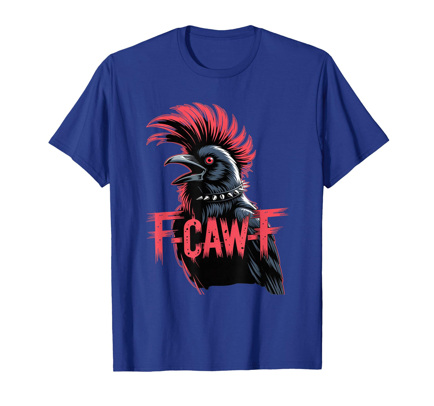 F-Caw-F Crow Funny Gothic Moon Black Bird Halloween T-Shirt