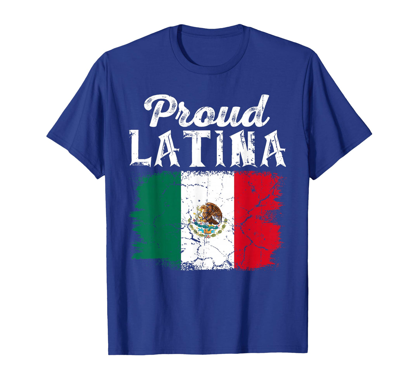 Proud Latina Mexico Hispanic Heritage Month Mexican Flag T-Shirt