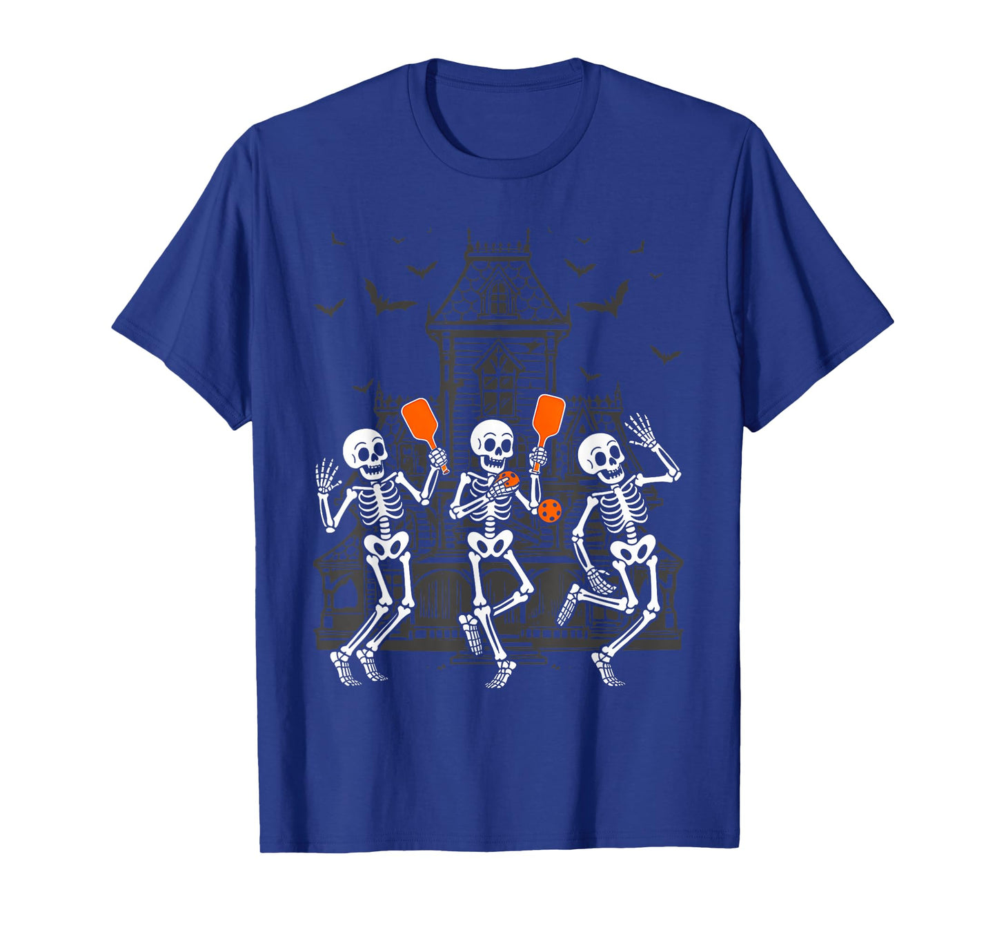 Skeleton Halloween Pickleball T-Shirt