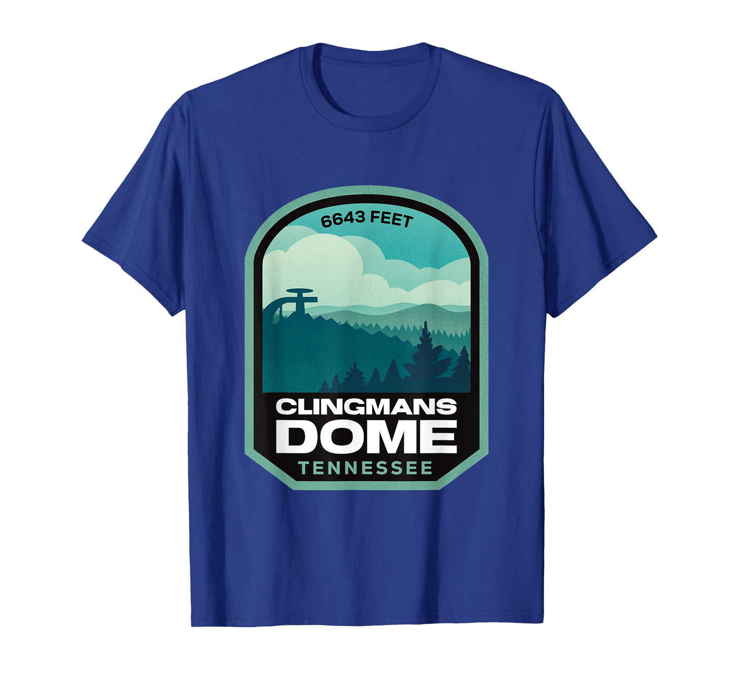Clingmans Dome Smoky Mountains Tennessee T-Shirt