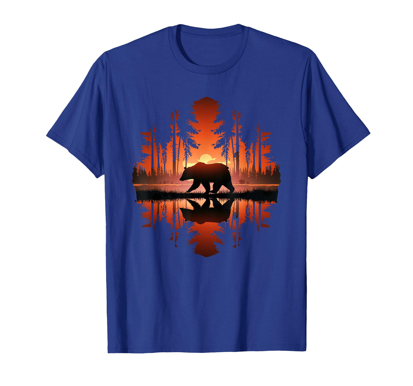 Bear Forest Nature Wildlife Outdoor Bear Lovers T-Shirt