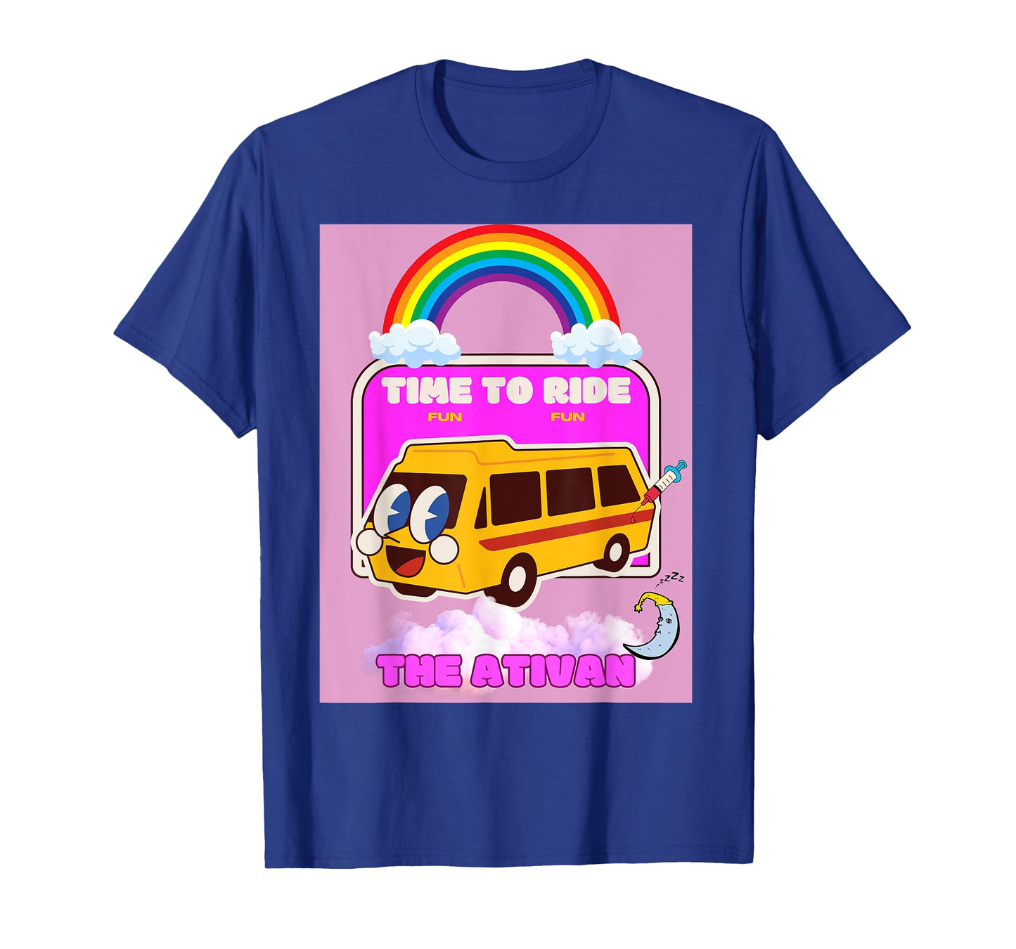 Ride the Ativan Funny Dark Nurse Humor T-Shirt