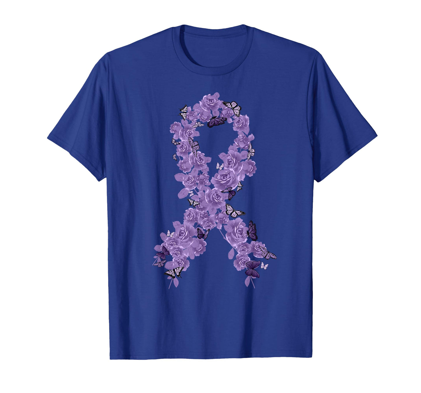 Lavender Ribbon All Cancer Awareness T-Shirt