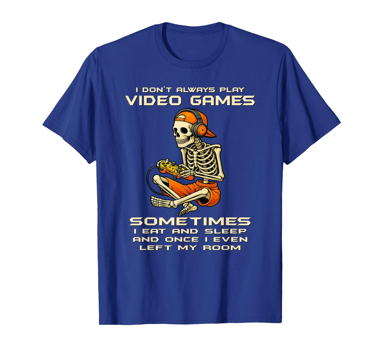 Gamer Skeleton Sarcastic Video Gaming Boys Men Kids T-Shirt