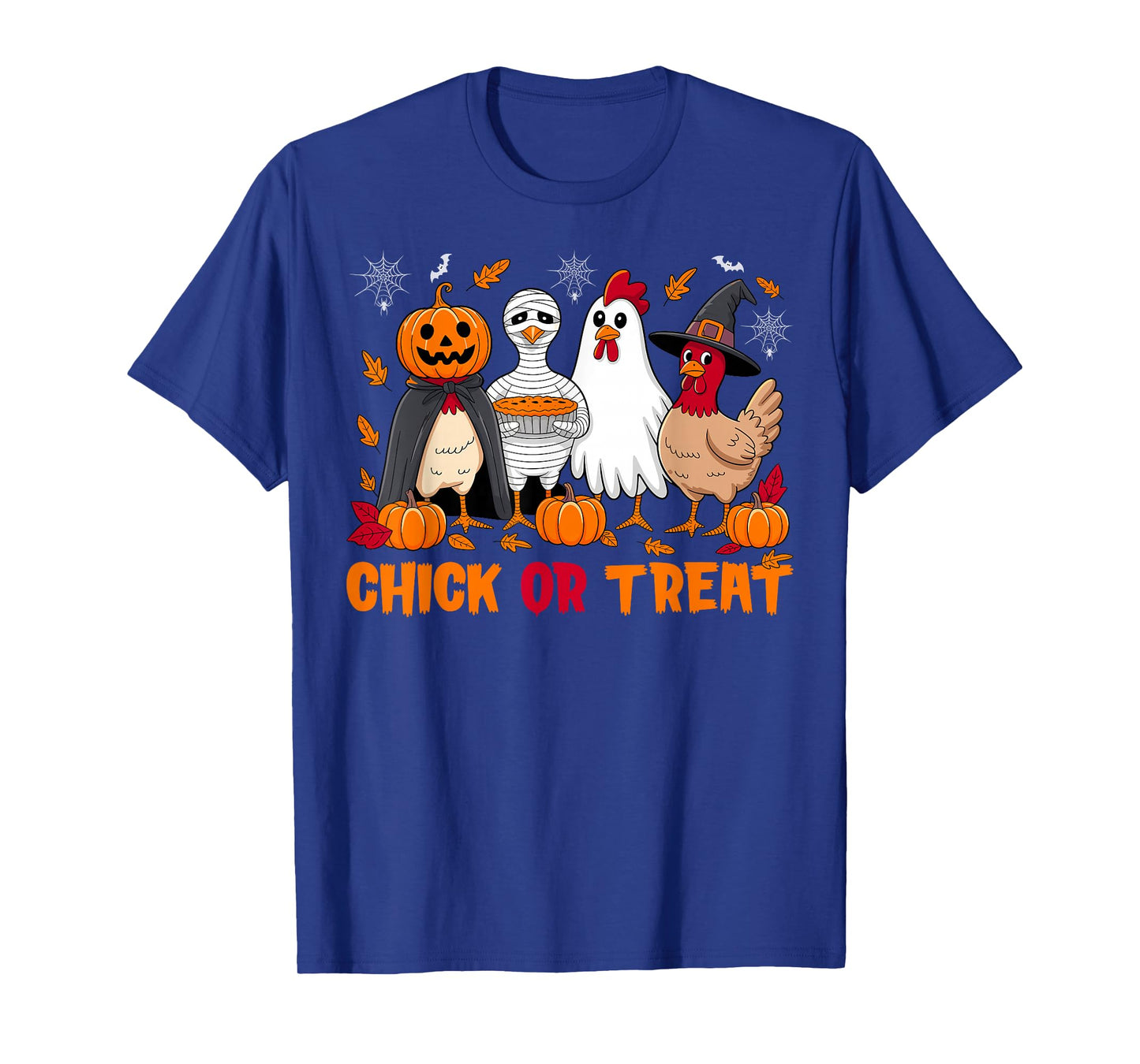 Chick Or Treat Halloween Witch Spooky Chicken Lover Farmer T-Shirt