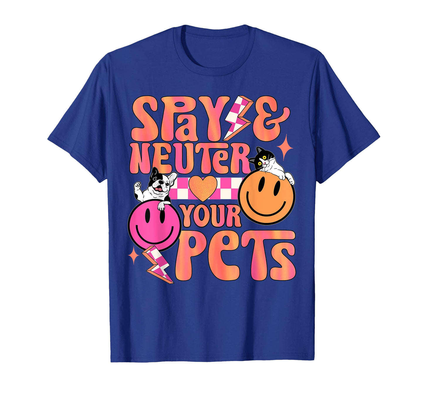 Dog cat owner cute spay neuter pets paw veterinary animal Men Women T-Shirt