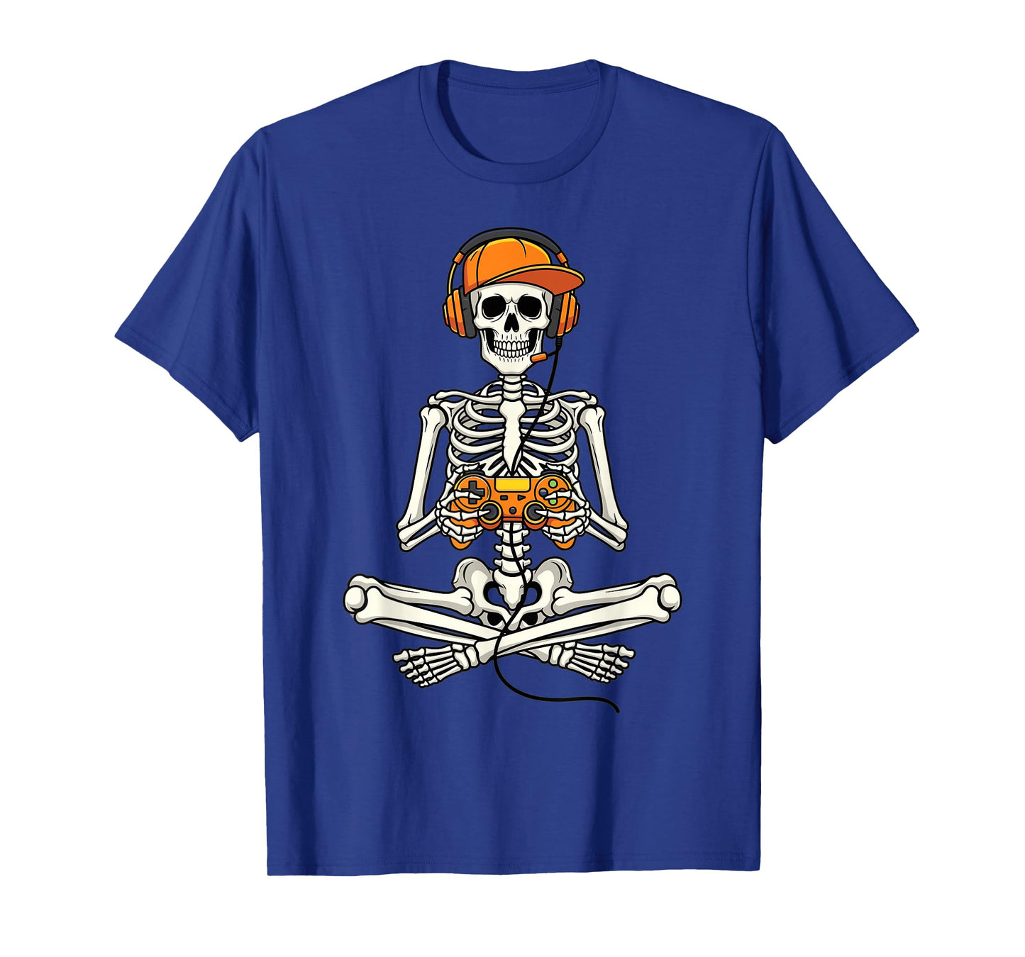 Gamer Skeleton Controller Halloween Spooky Style T-Shirt