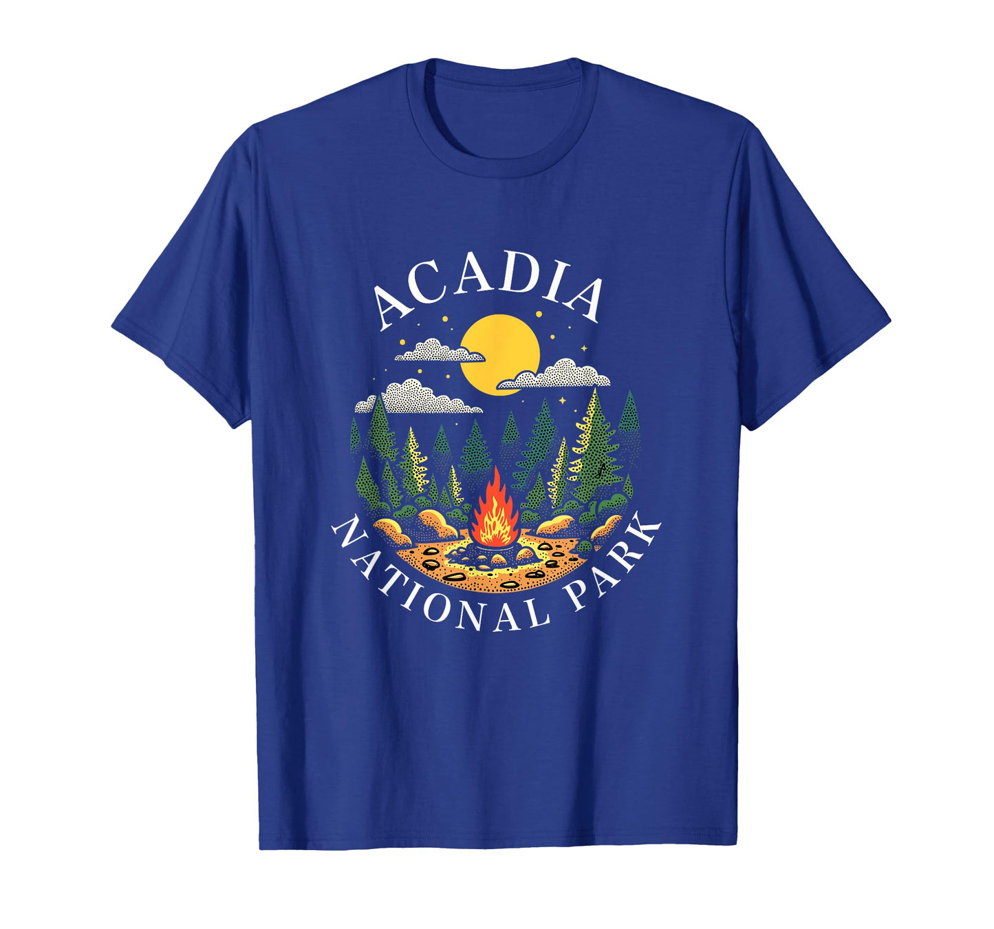 Acadia National Park Souvenir Maine Retro for Men Women Kid T-Shirt