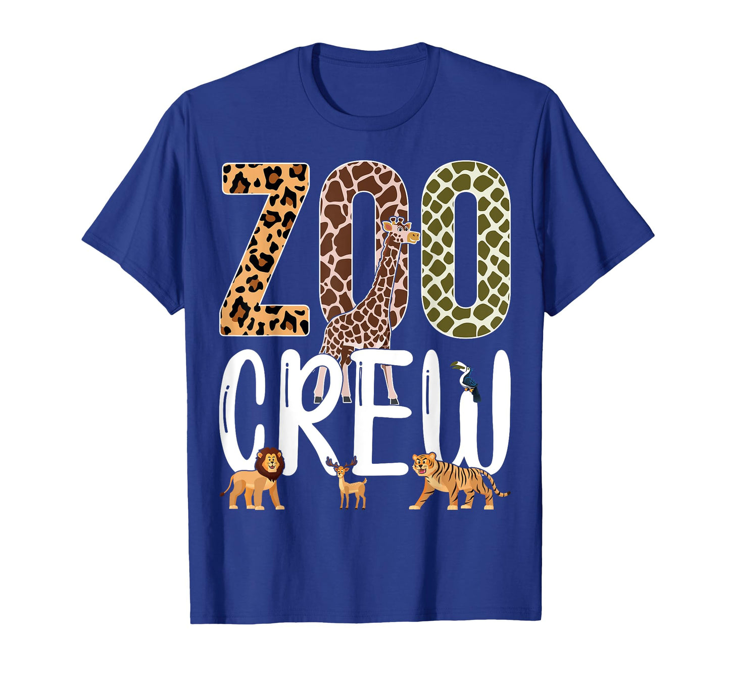 Zoo Crew Jungle Wildlife Fans Safari Animals Lover Kids T-Shirt