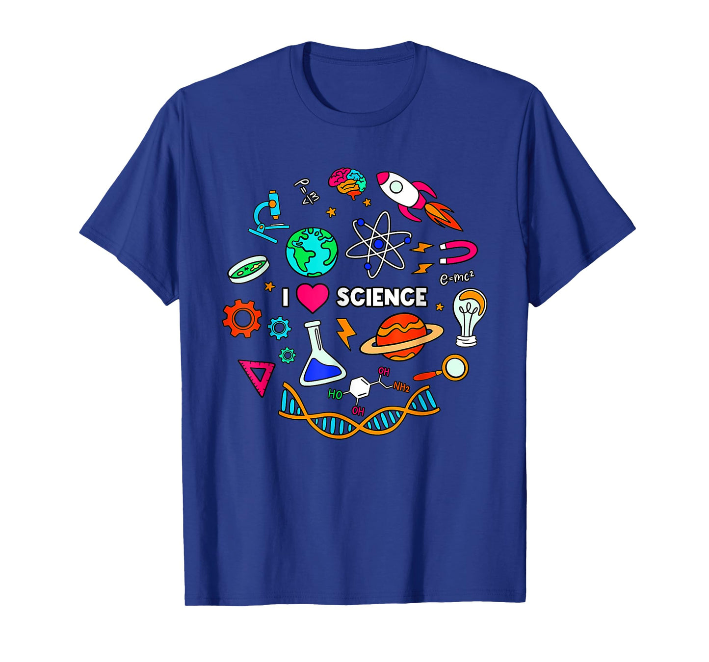 I Love Science Tshirt Kids Science Lovers Gifts Ideas T-Shirt