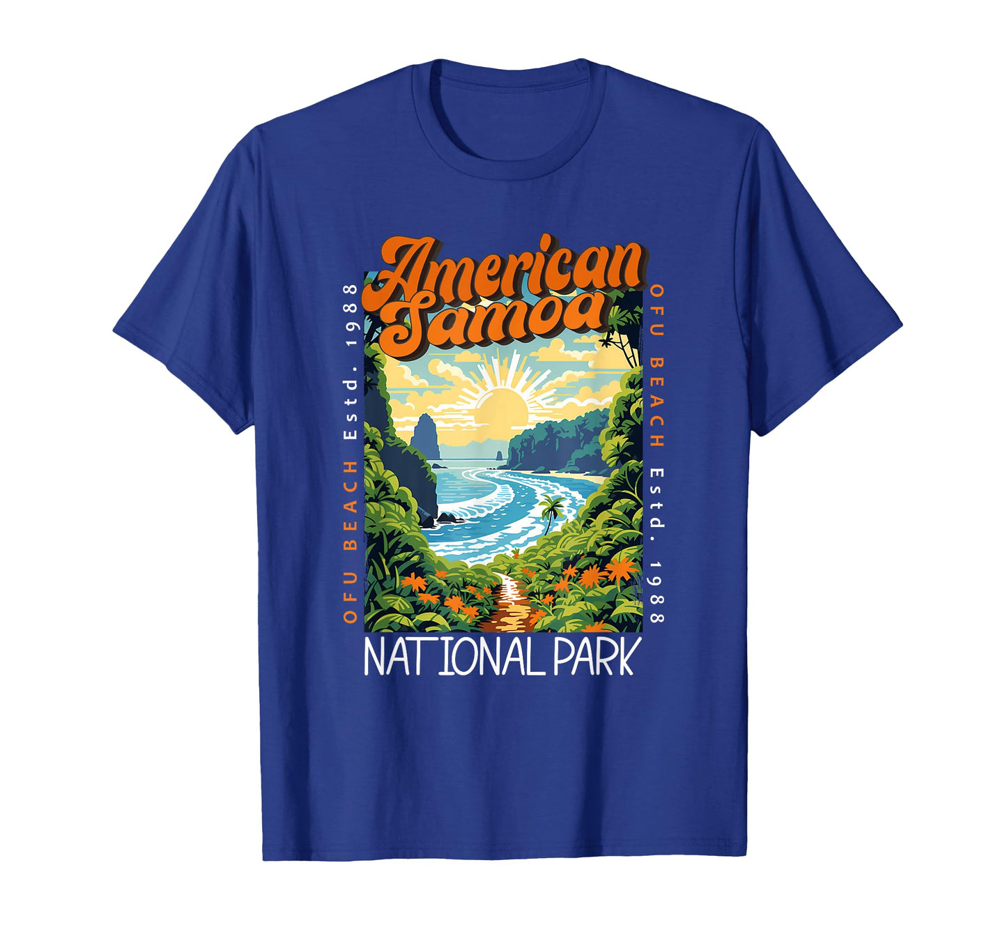 American Samoa National Park Retro Distressed Vintage T-Shirt