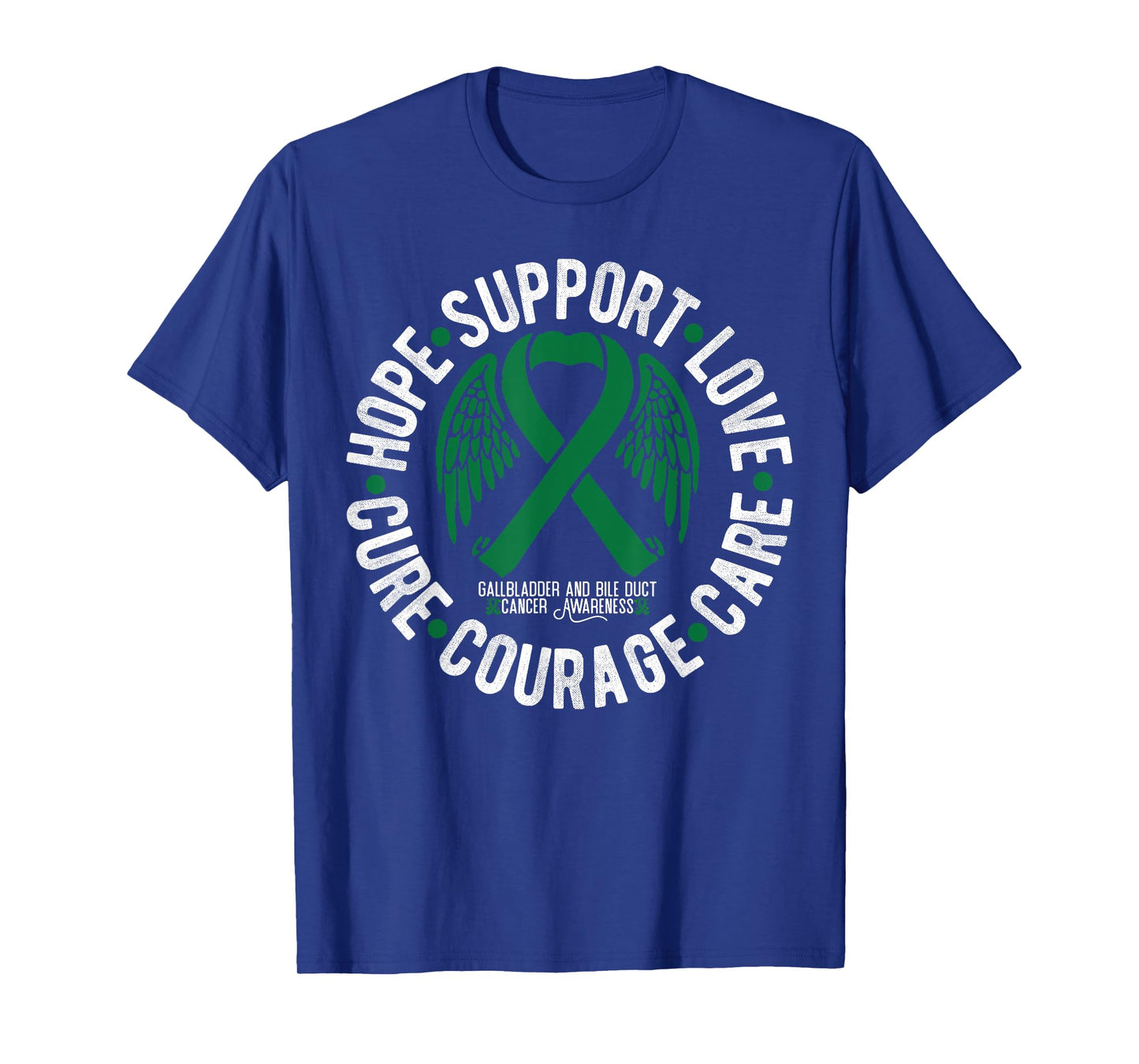 Bile Duct Gallbladder Cancer Awareness Family Support T-Shirt