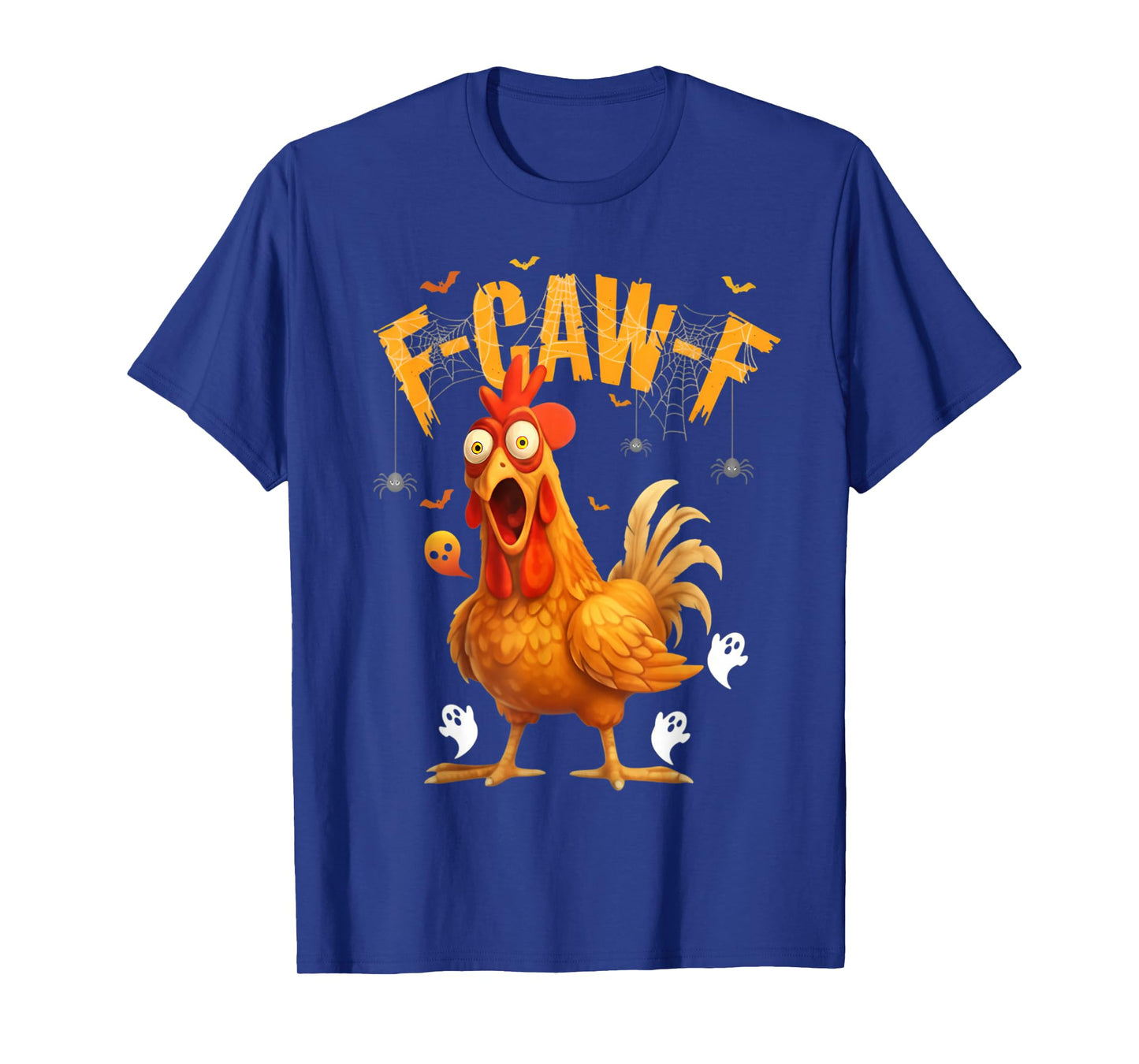 Funny Chicken F-Caw-F Halloween Party T-Shirt