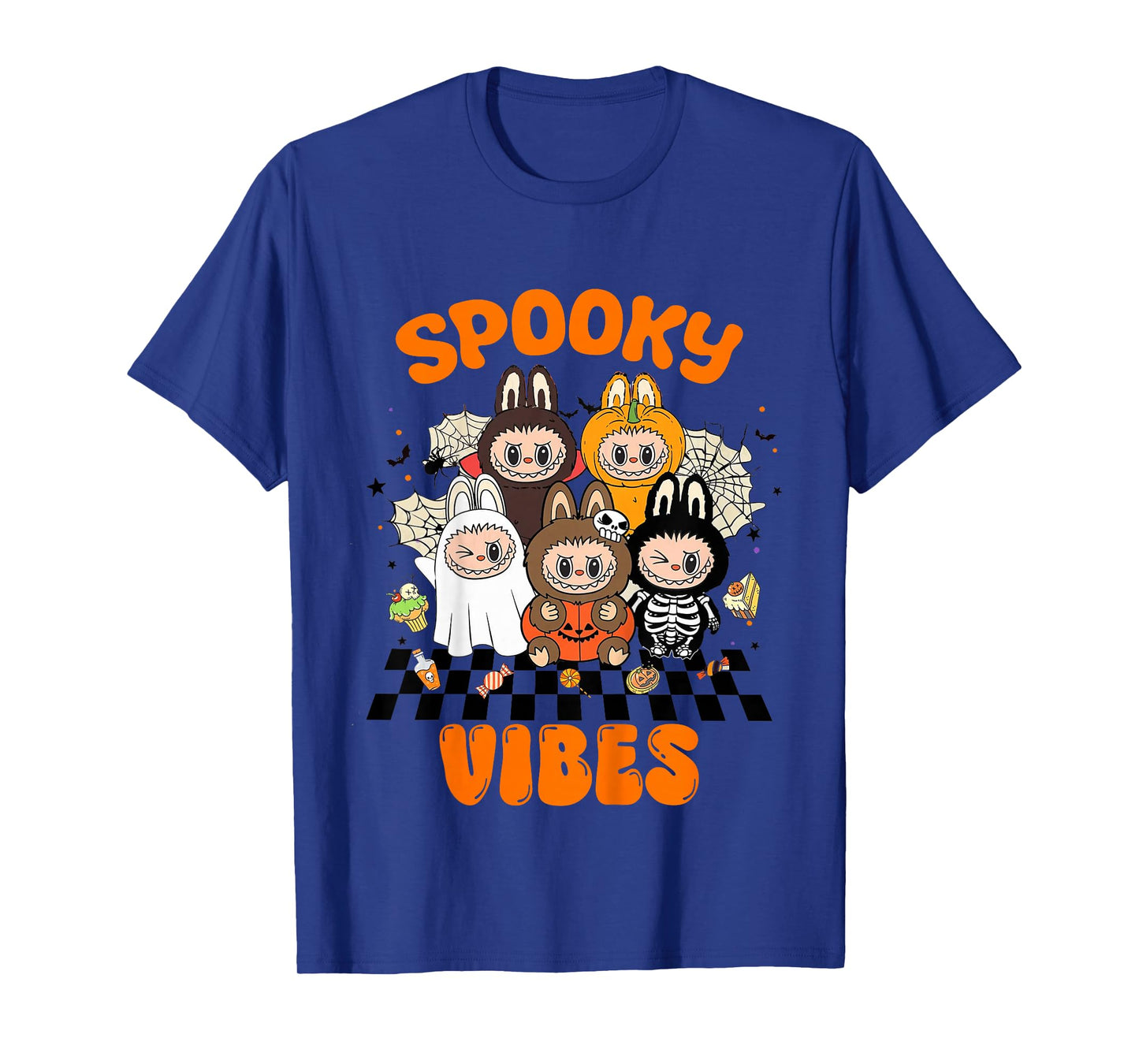 Kids Funny Halloween Pumpkin Ghost Skeleton Monster Tees Kids Boy T-Shirt