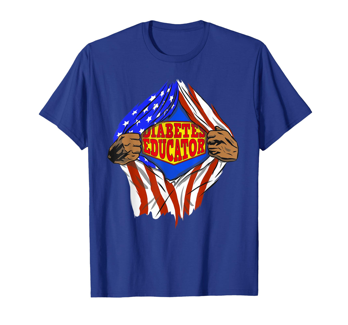 Funny Super Diabetes Educator Hero Job T-Shirt