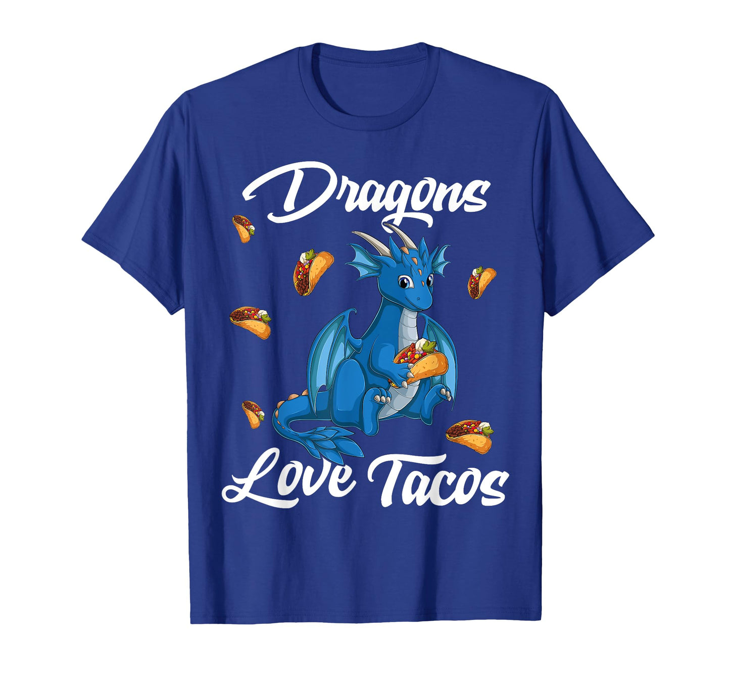 Dragons Love Tacos Mexican Food For Kids boys girls pjs T-Shirt