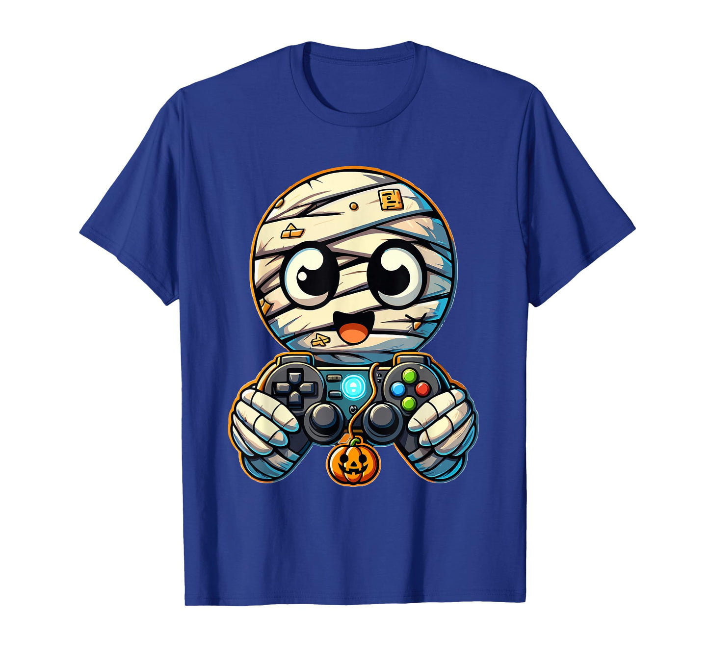 Halloween Jack O Lantern Gamer Boys Kids Men Funny Halloween T-Shirt