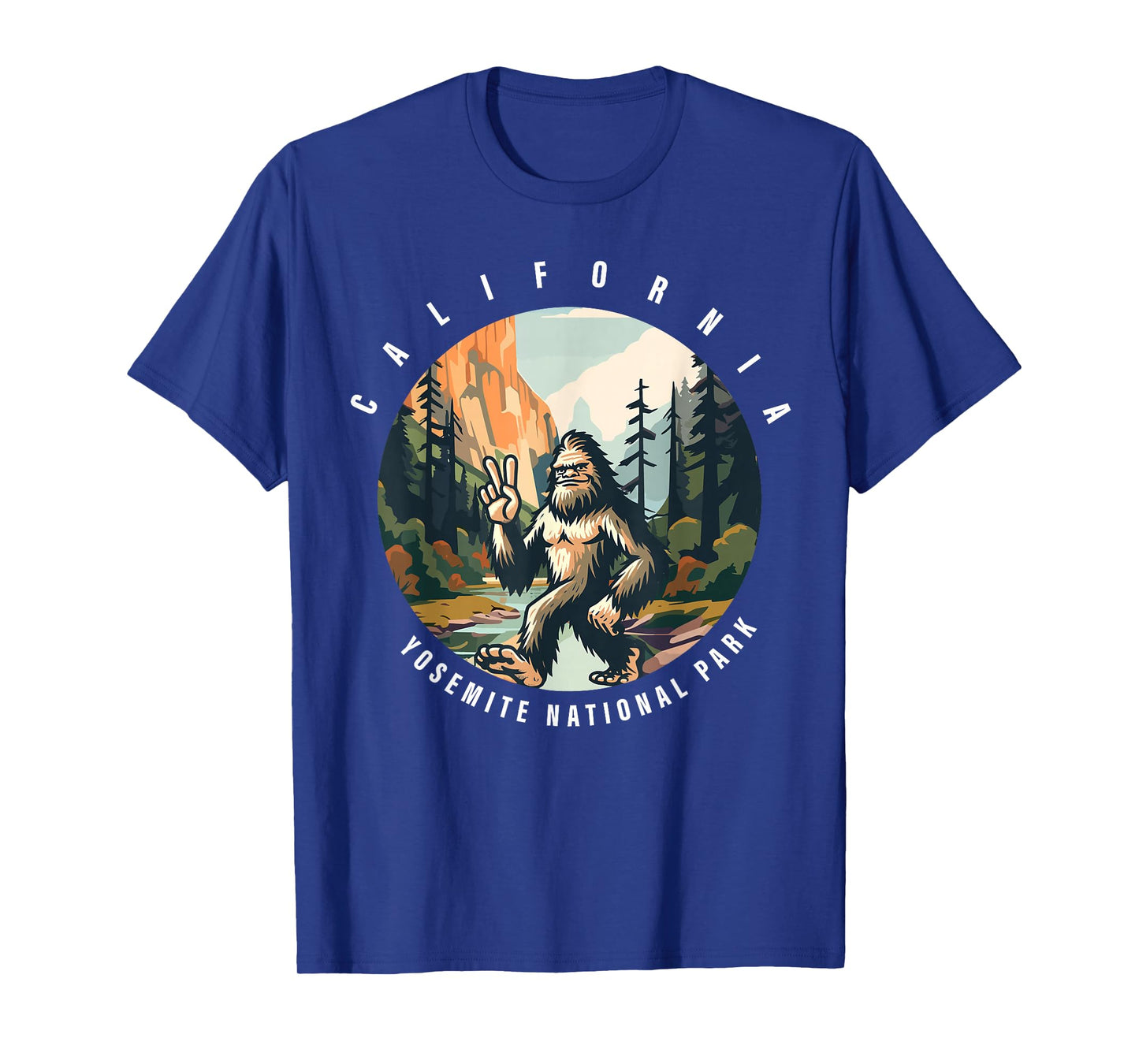 Bigfoot Sasquatch Yosemite National Park T-Shirt