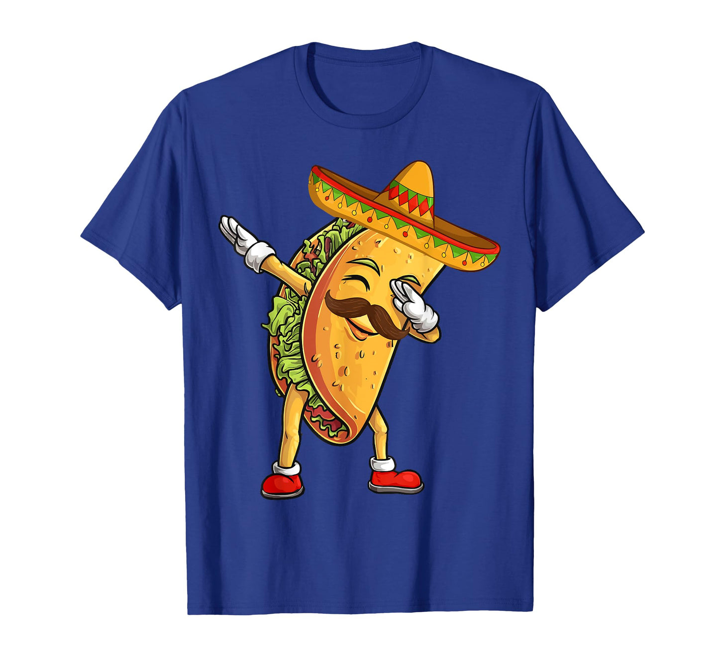 Mexican Boy Dabbing Taco Poncho Cinco de Mayo Gifts T-Shirt