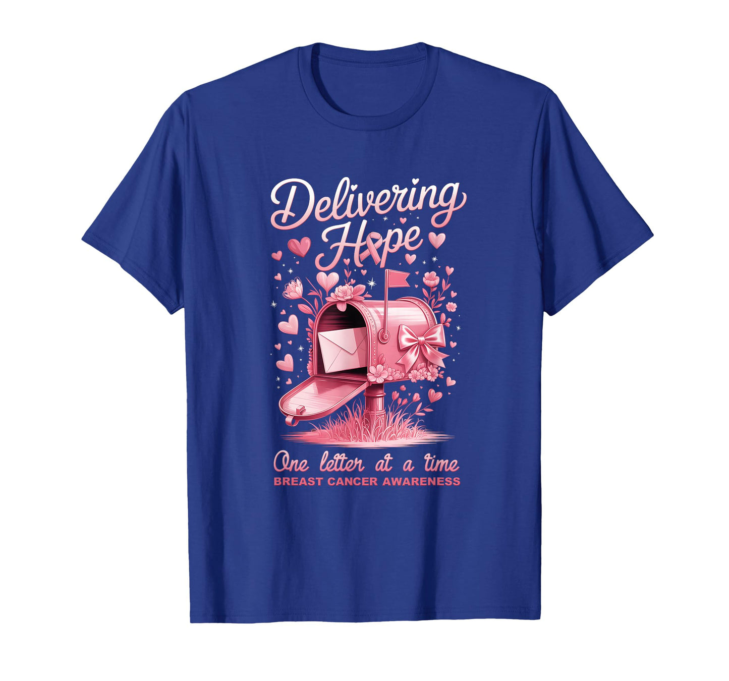 Postal Clerk Breast Cancer Awareness October We Wear Pink T-Shirt