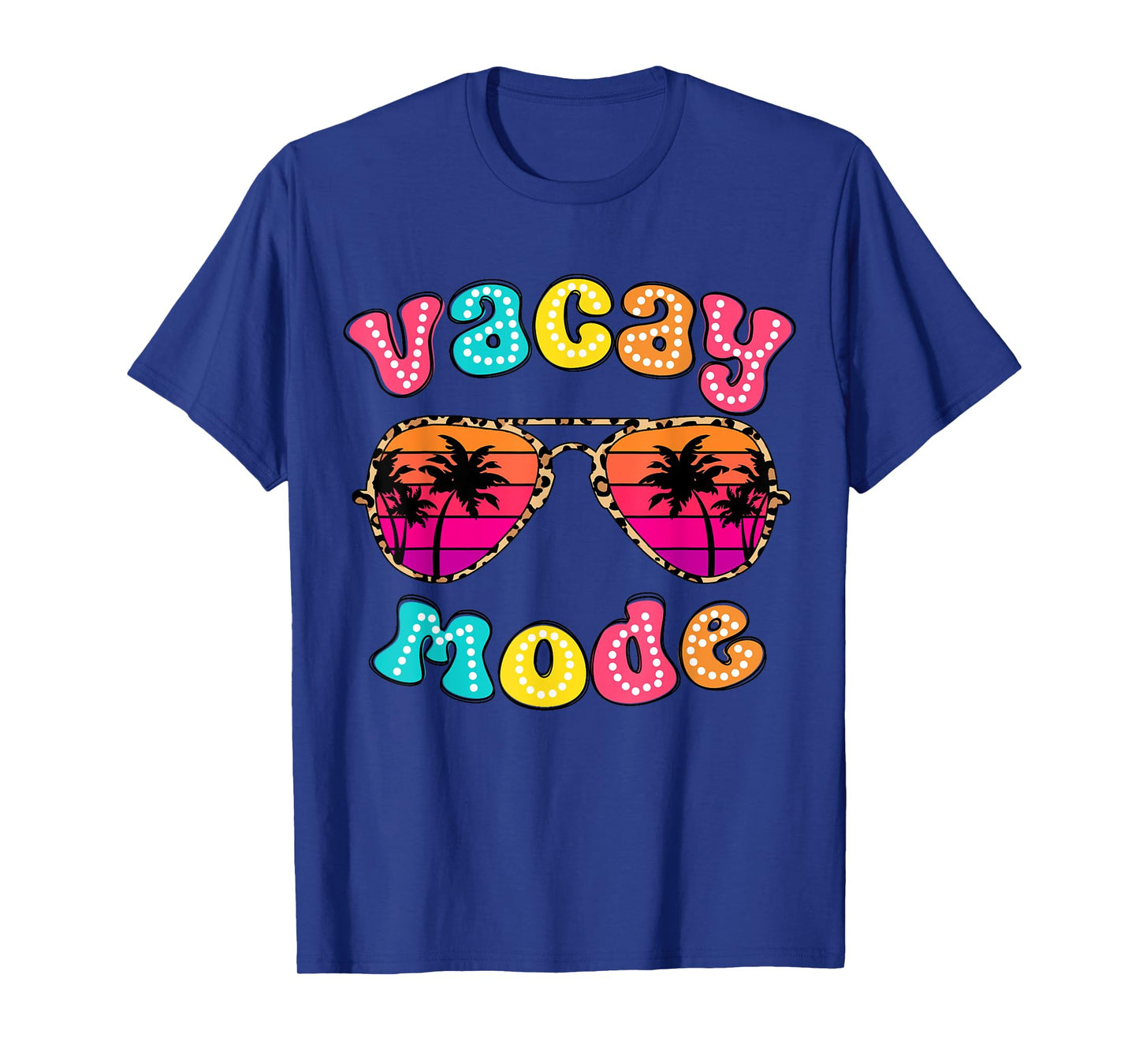 Vacay Mode Summer Vibes Sunglasses Retro Cute Girl Women Kid T-Shirt