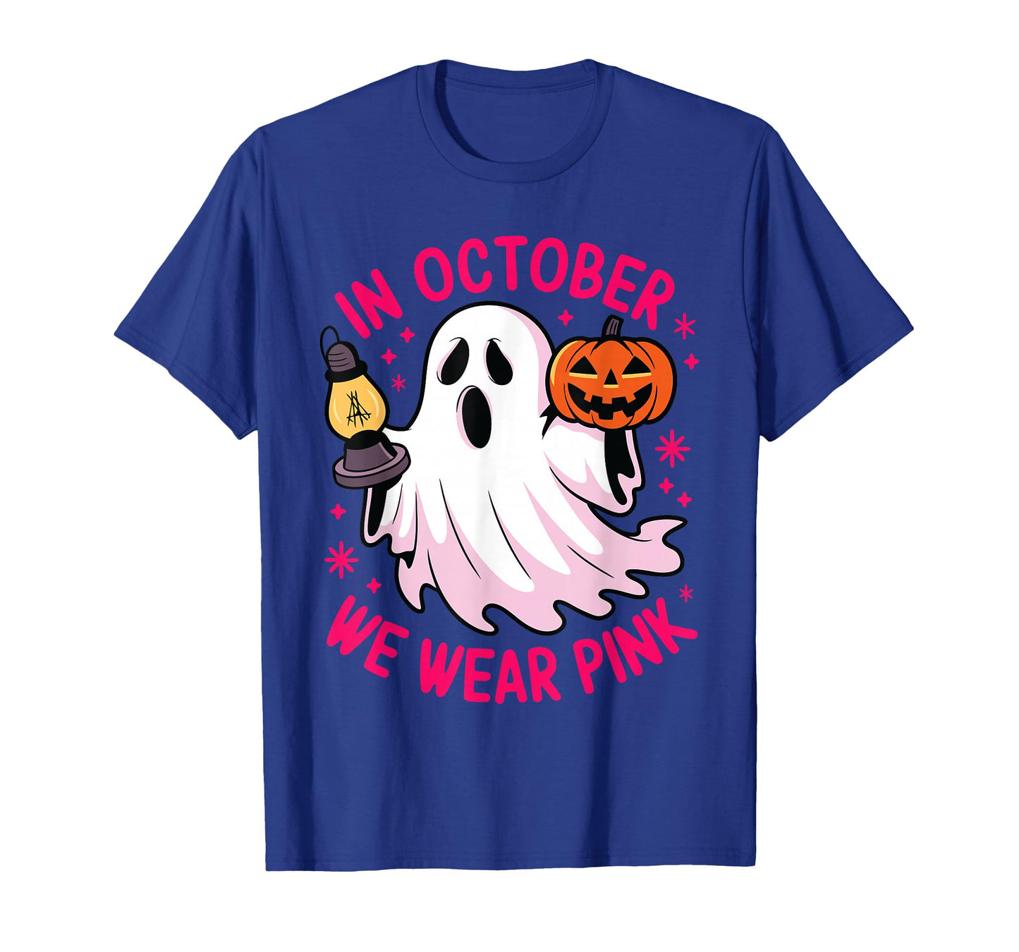 in October we wear Pink Breast Cancer Awareness T-Shirt