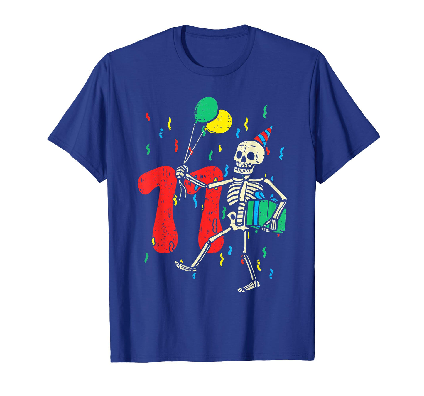 My 11th Birthday Skeleton Halloween 11 Year Old Funny Gift T-Shirt