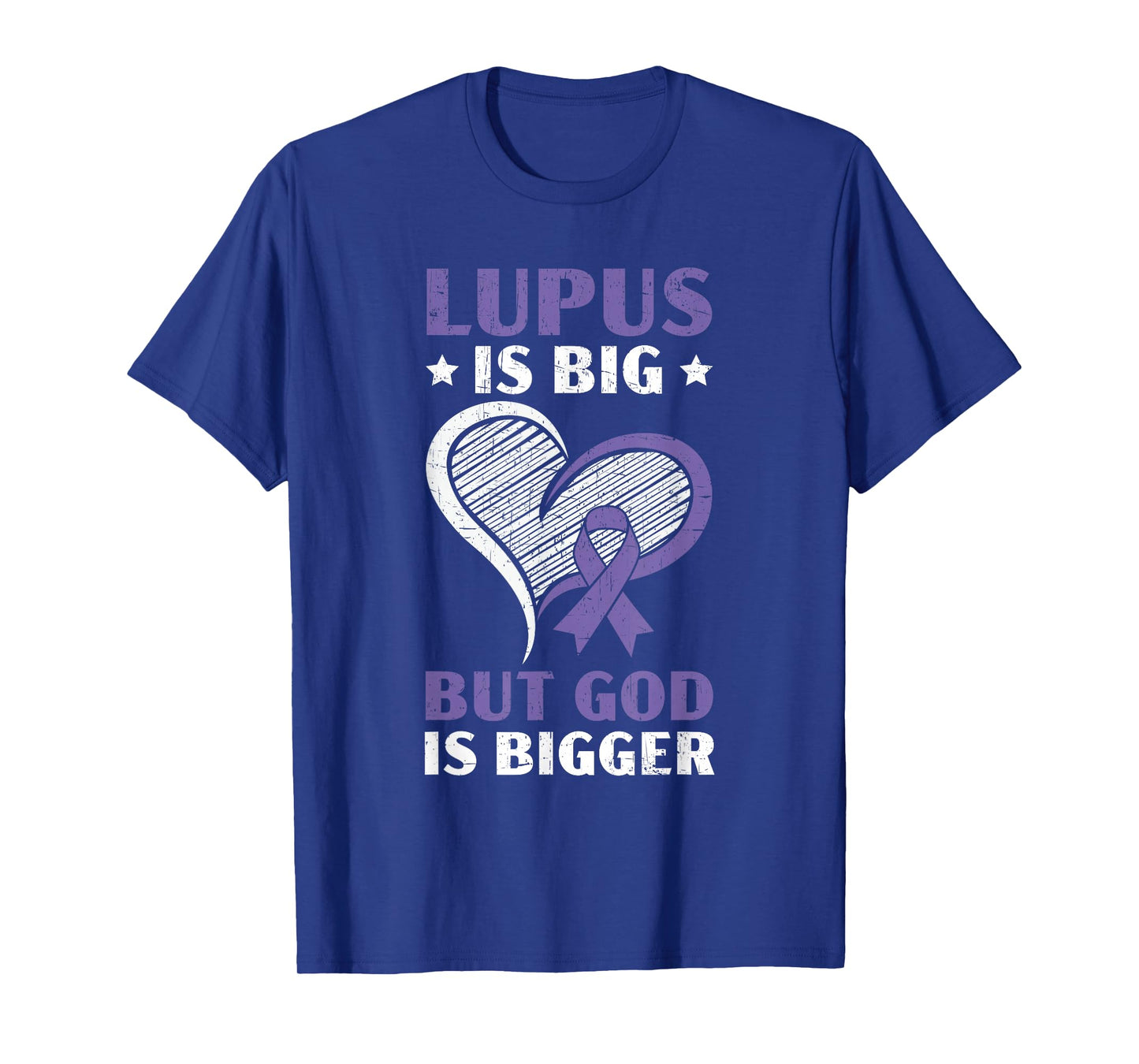 Lupus Awareness Purple Ribbon SLE Autoimmune Disease T-Shirt