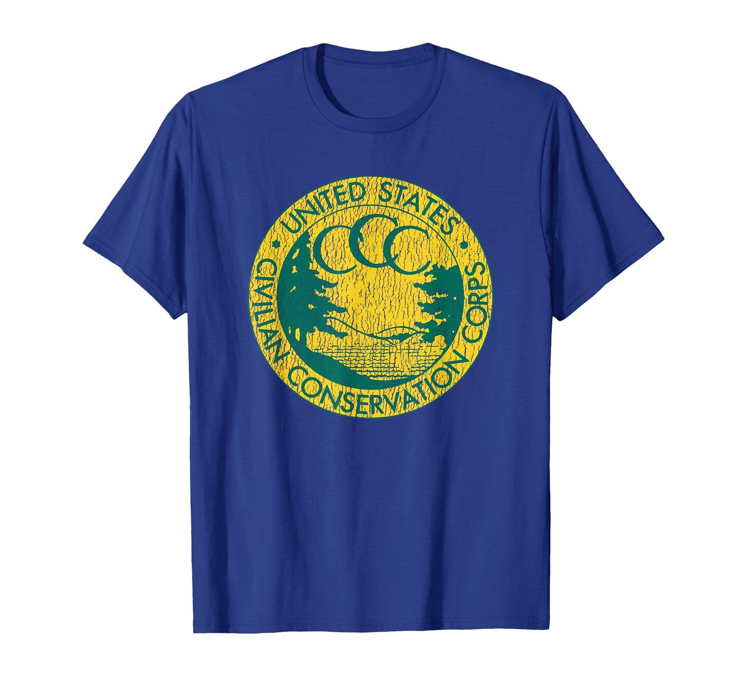 Civilian Conservation Corps CCC Logo Retro Distressed 1930s T-Shirt