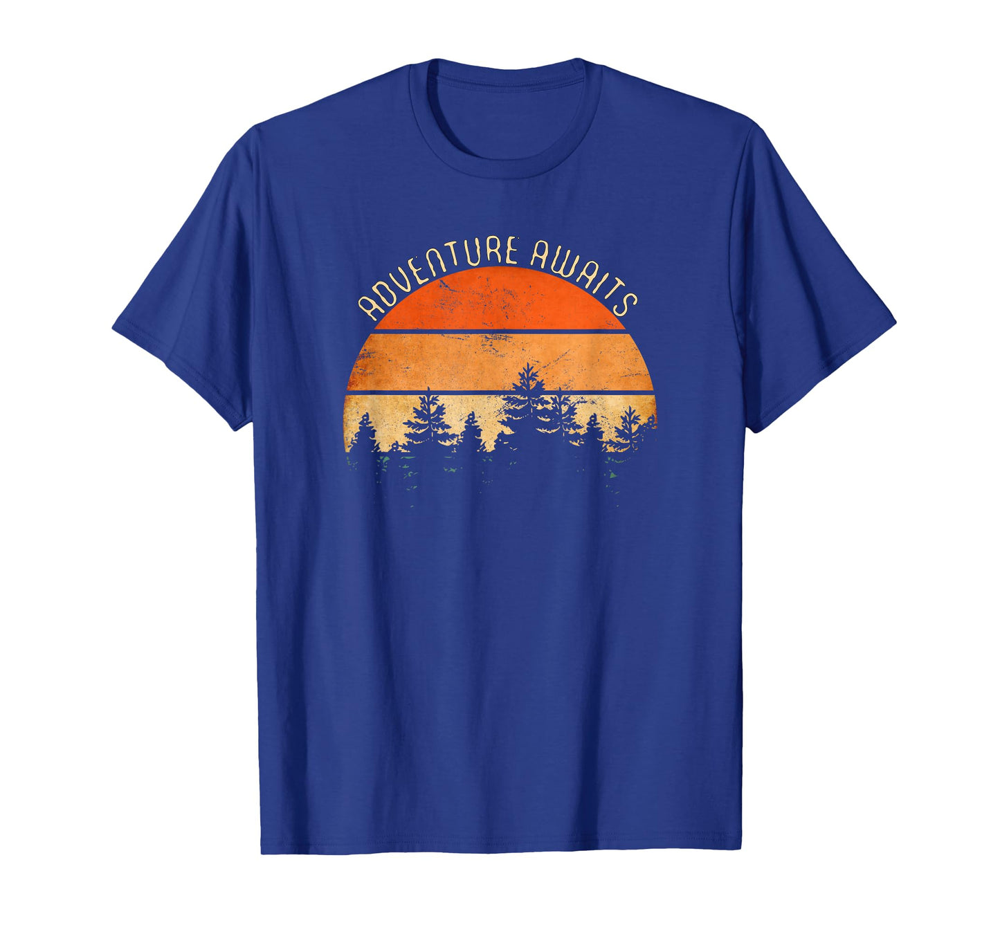 Adventure Awaits, Retro Hiking T-Shirt
