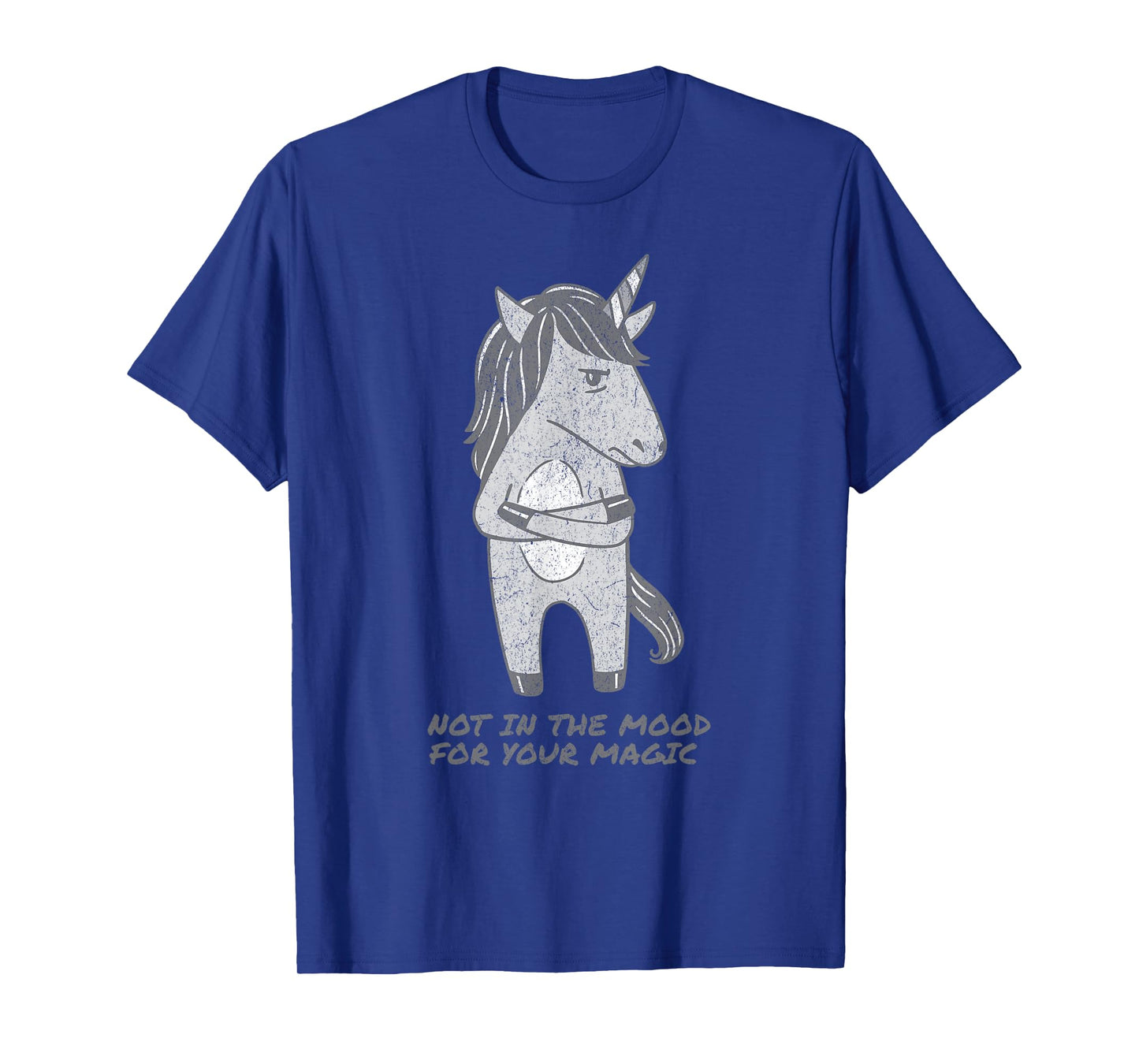 Not in the moon Magic Emo Unicorn Cute Horse Funny Sarcastic T-Shirt