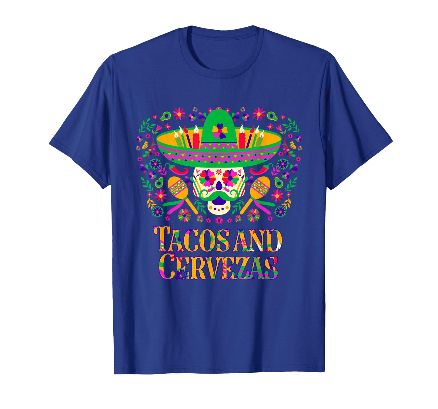 Tacos and Cervezas Taco Lover Beer Mexican Food Brewer T-Shirt