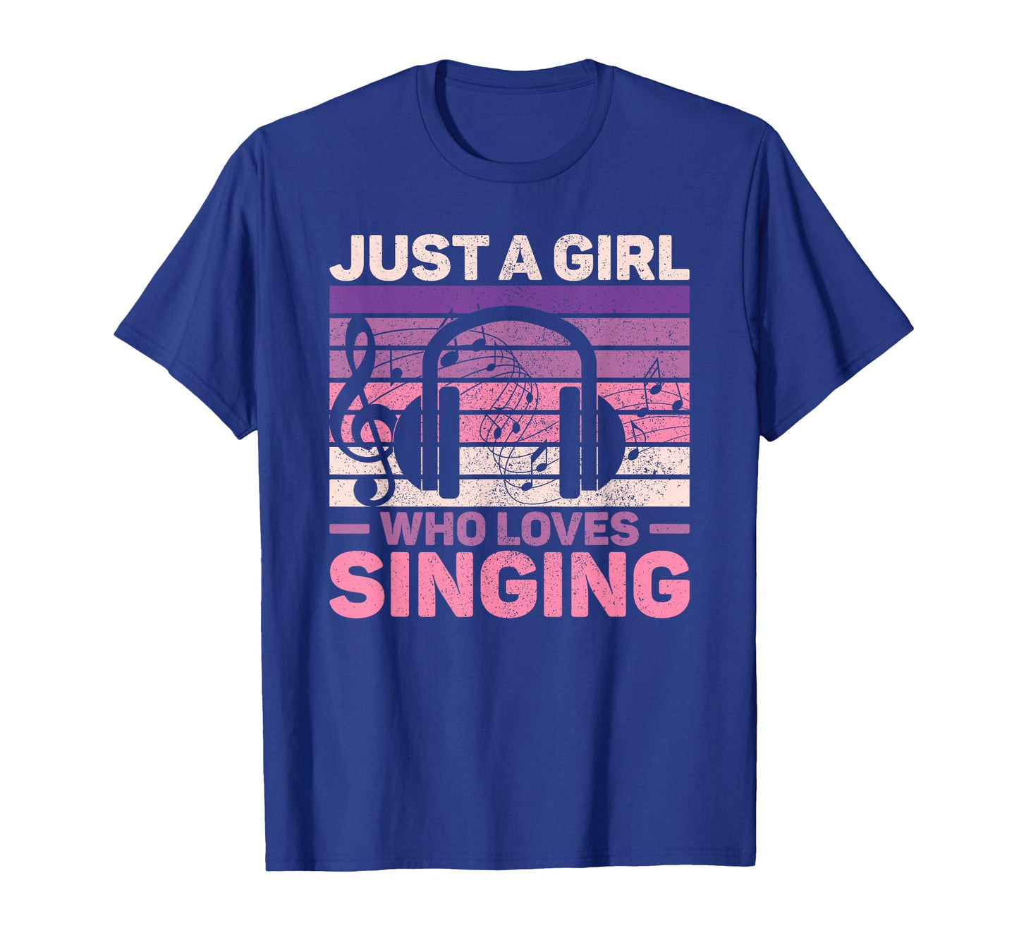Just A Girl Who Loves Singing Women Music Lovers Teen Singer T-Shirt